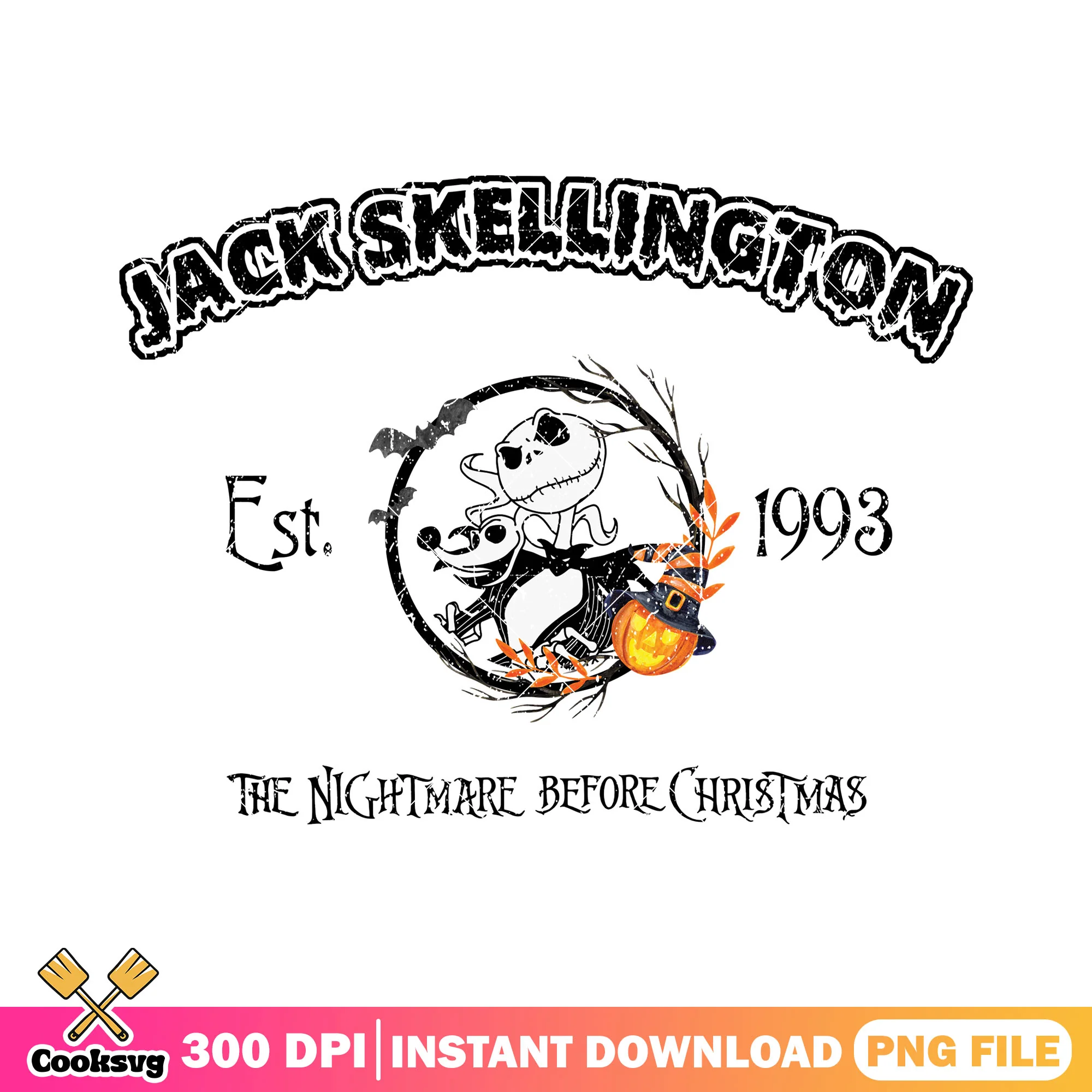 Jack est 1993 nightmare png, nightmare before christmas png