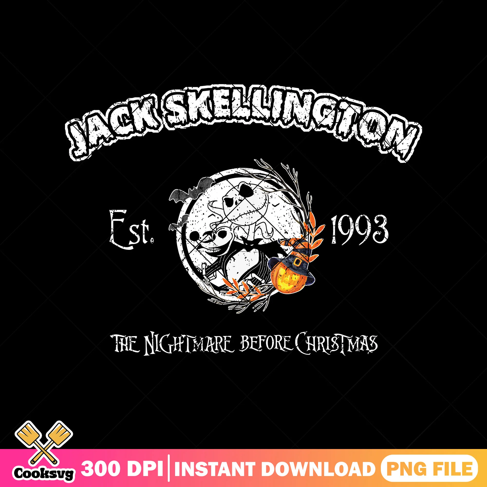 Jack skellington est 1993 png, jack skellington png, jack halloween png