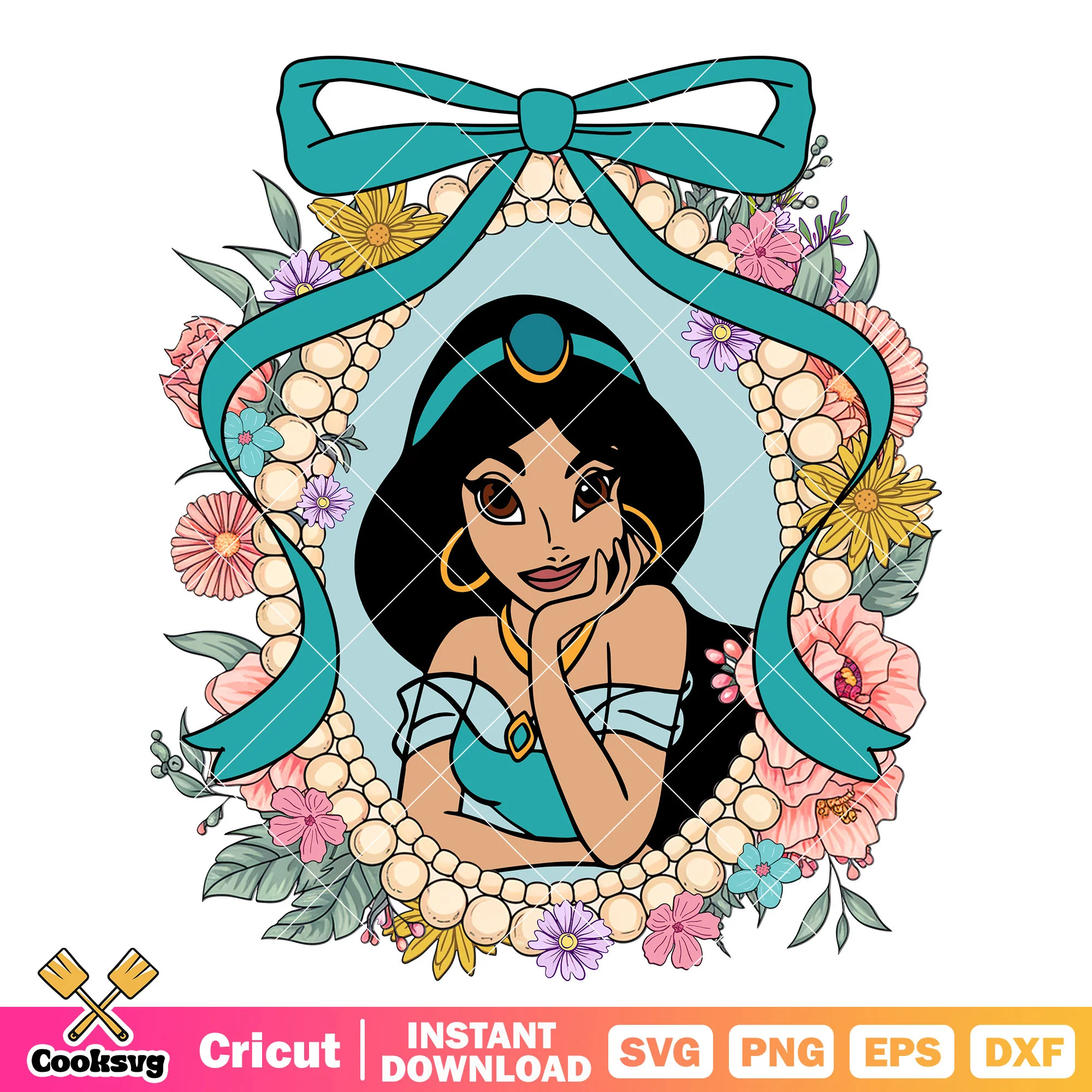 Jasmine Princess Disney Magic Mirror PNG, Jasmine Princess PNG