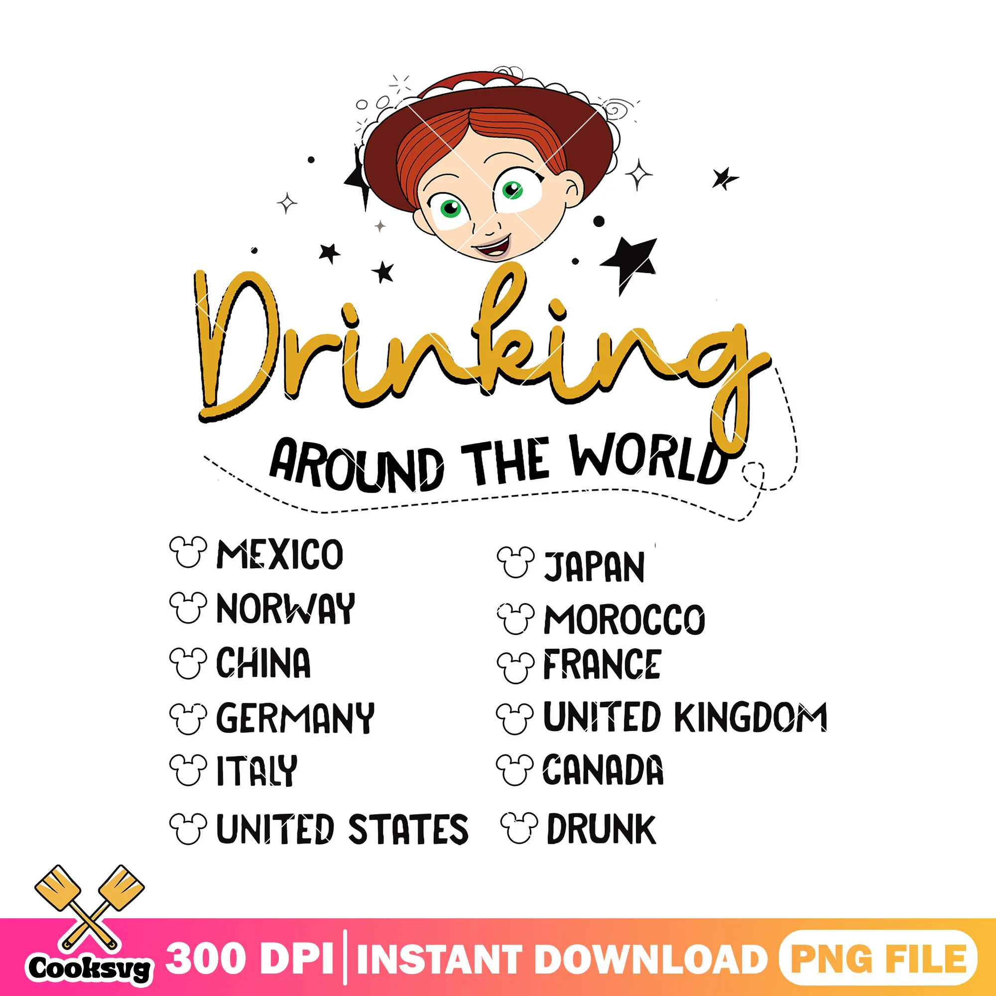 Jessie drinks world location png, toy story png, disney springs png