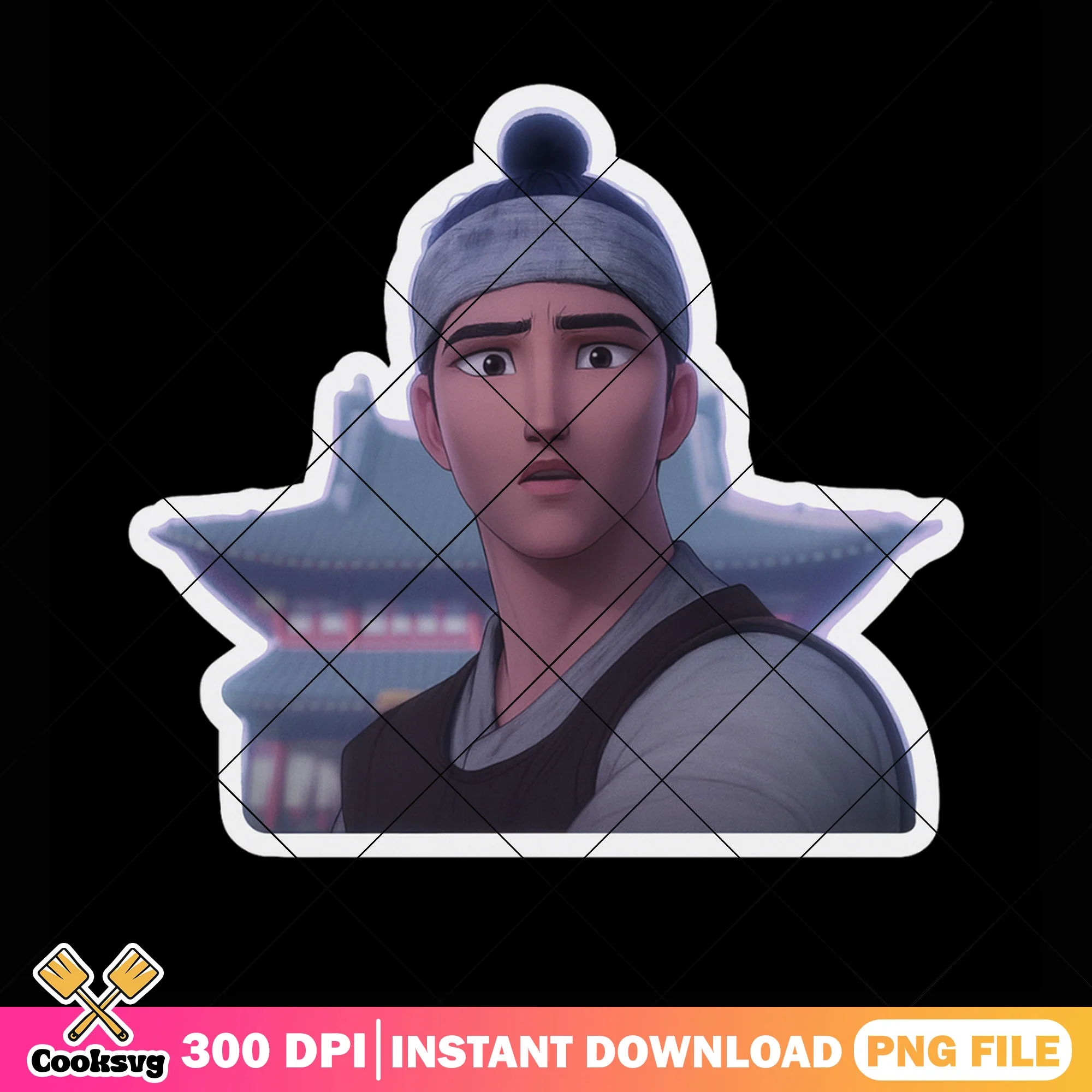 Jinu design png sticker, love saja boys png, jinu saja png