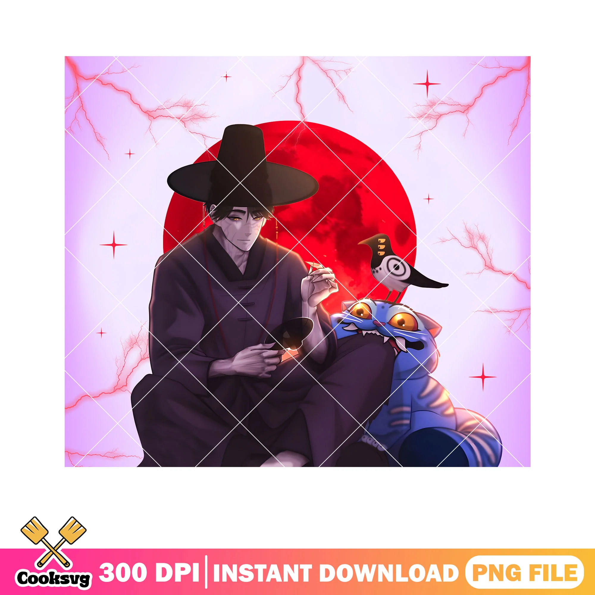 Jinu leader redmoon png, kpop demon hunters png, saja jinu png
