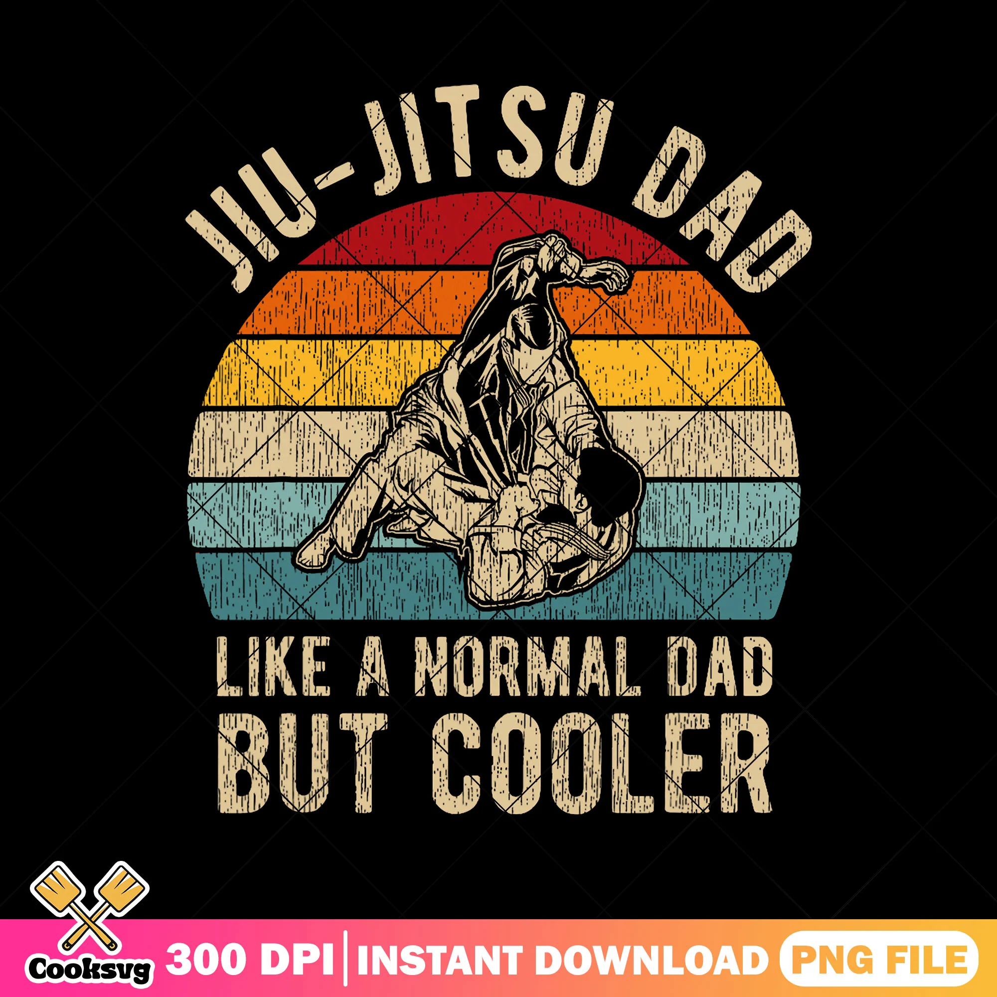 Jiu jitsu dad like a normal dad cooler png, funny fathers day png, dad life png
