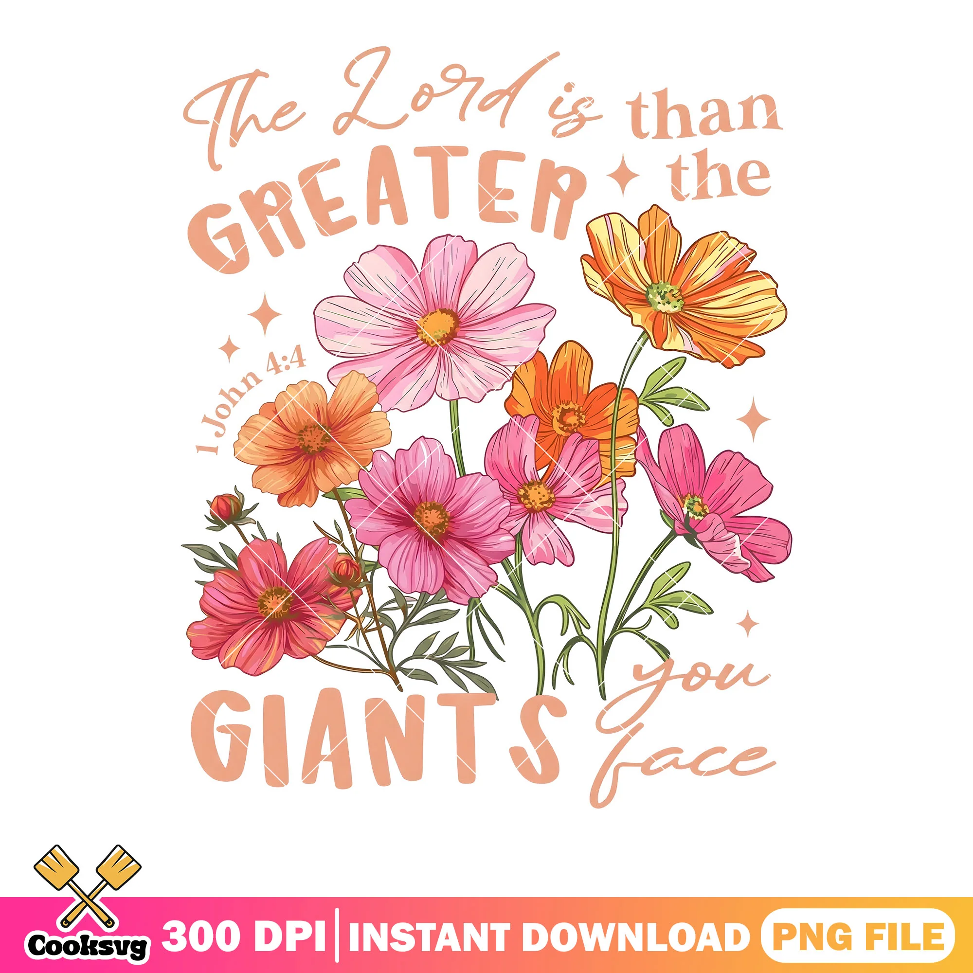 John giants you face png, cute art png, bible verse png