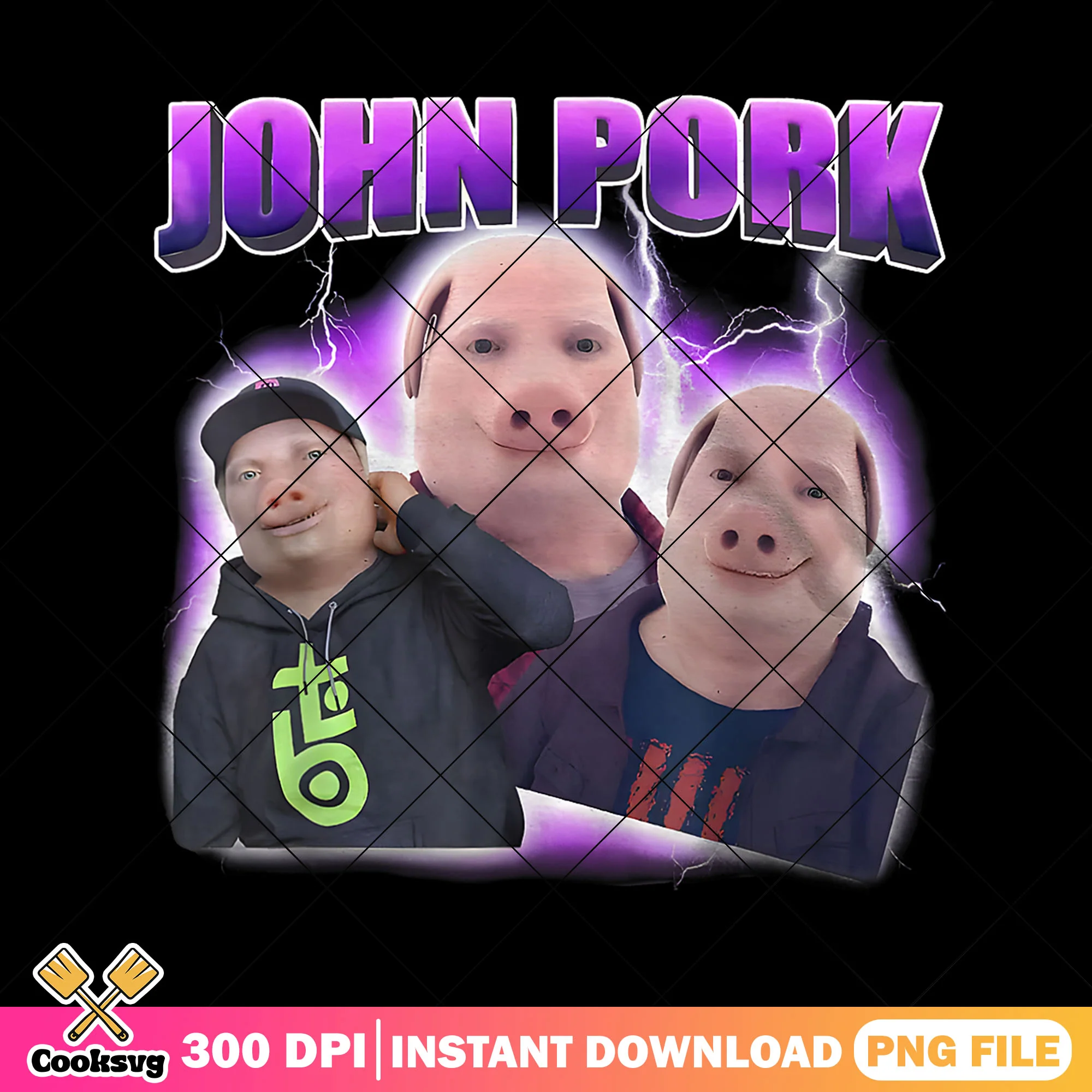 John pork america brainrot png, america brainrot png, tik tok meme png