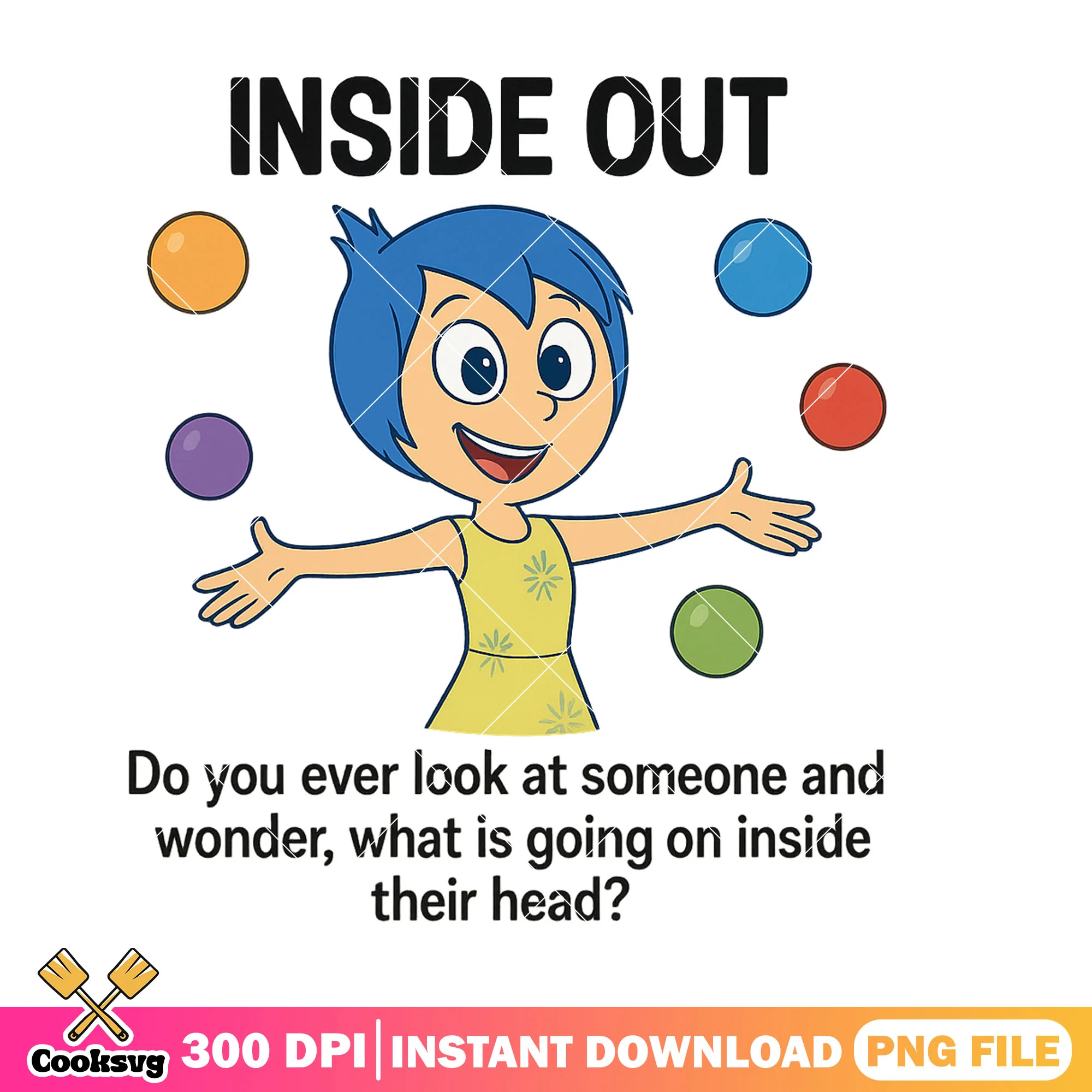 Joy quotes png, joy inside out 2 png, funny memes png