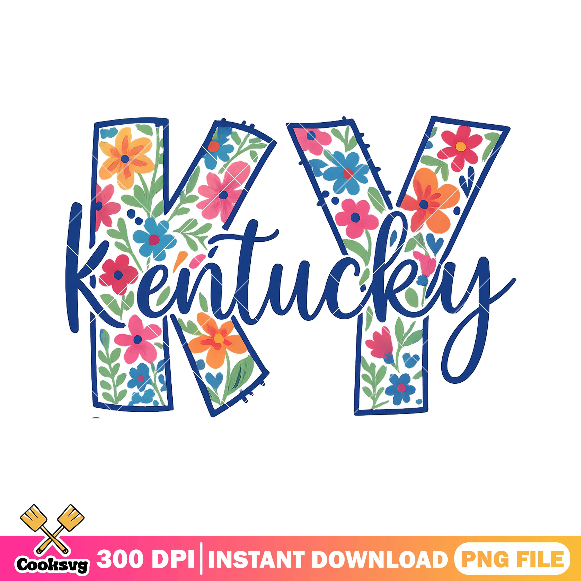 Kentucky flower design png, kentucky football png, kentucky png