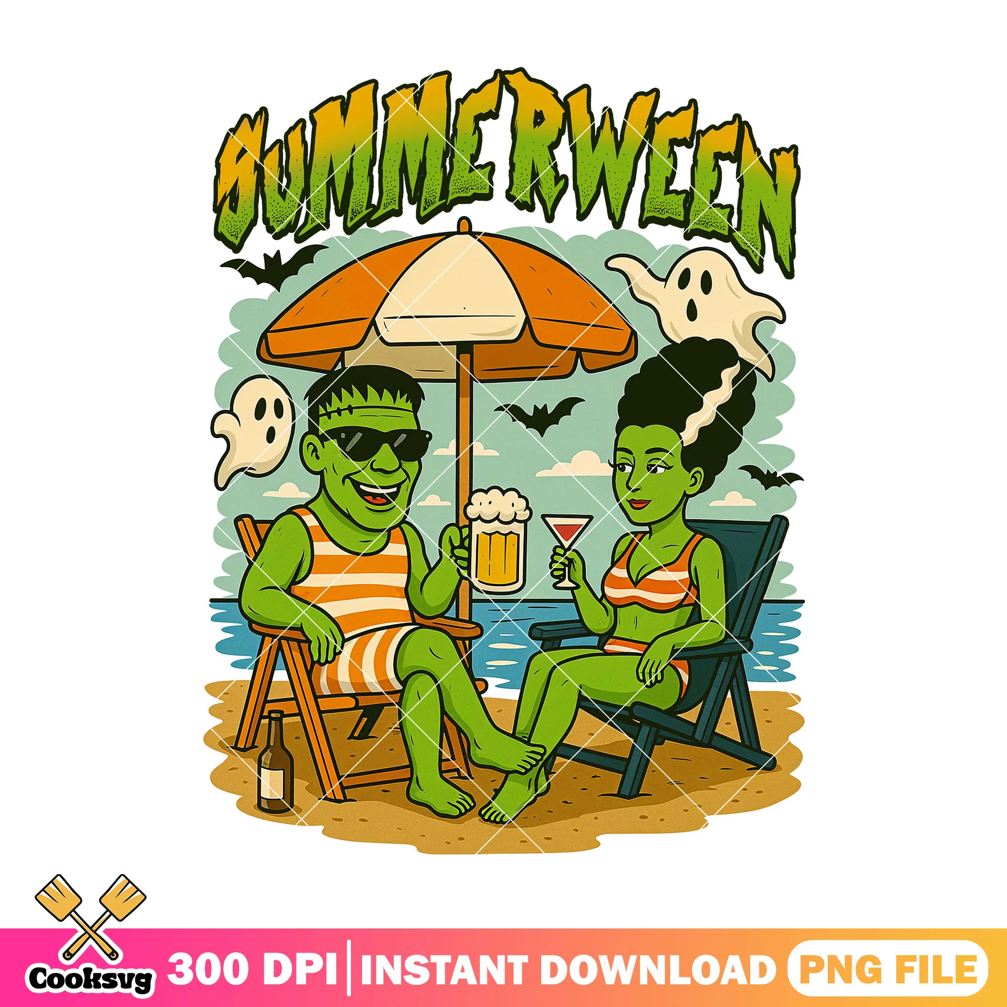 Killer summerween image png, halloween movie png, body horror png