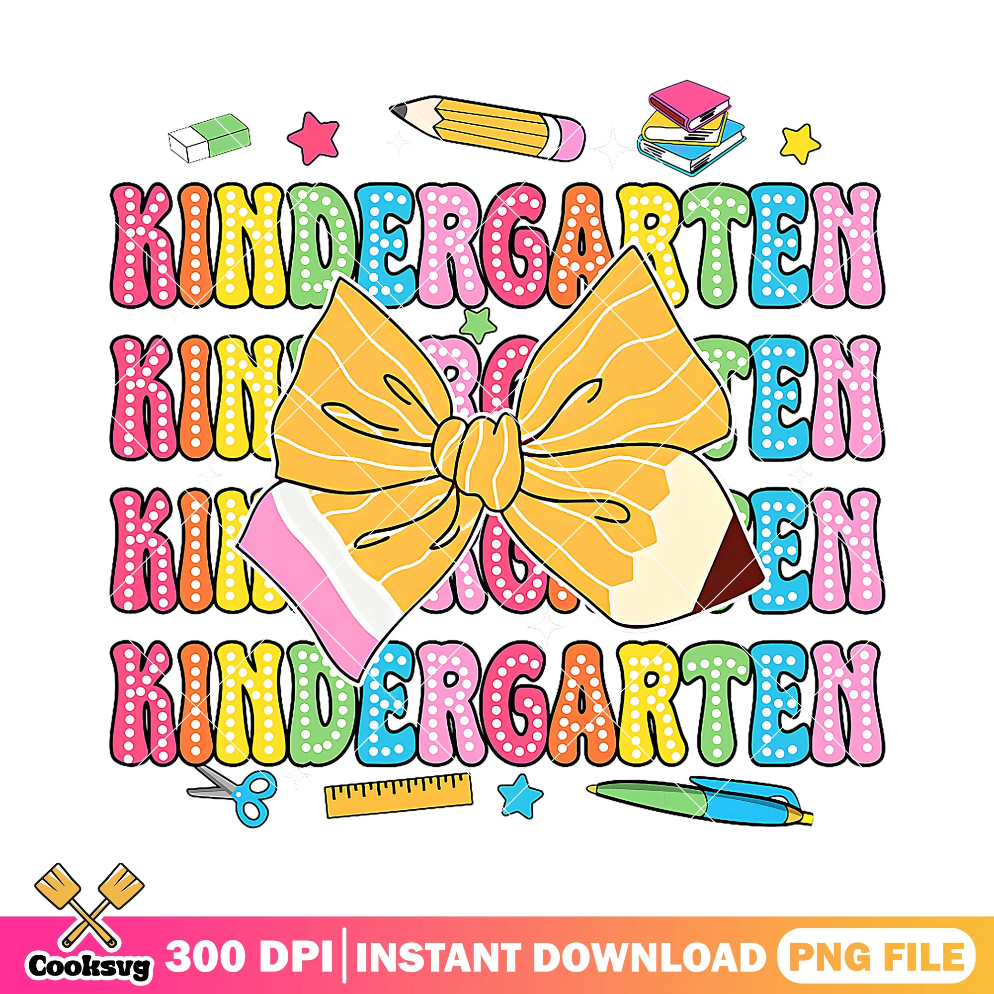 Kindergarten file design png, font colors png, going back to school png