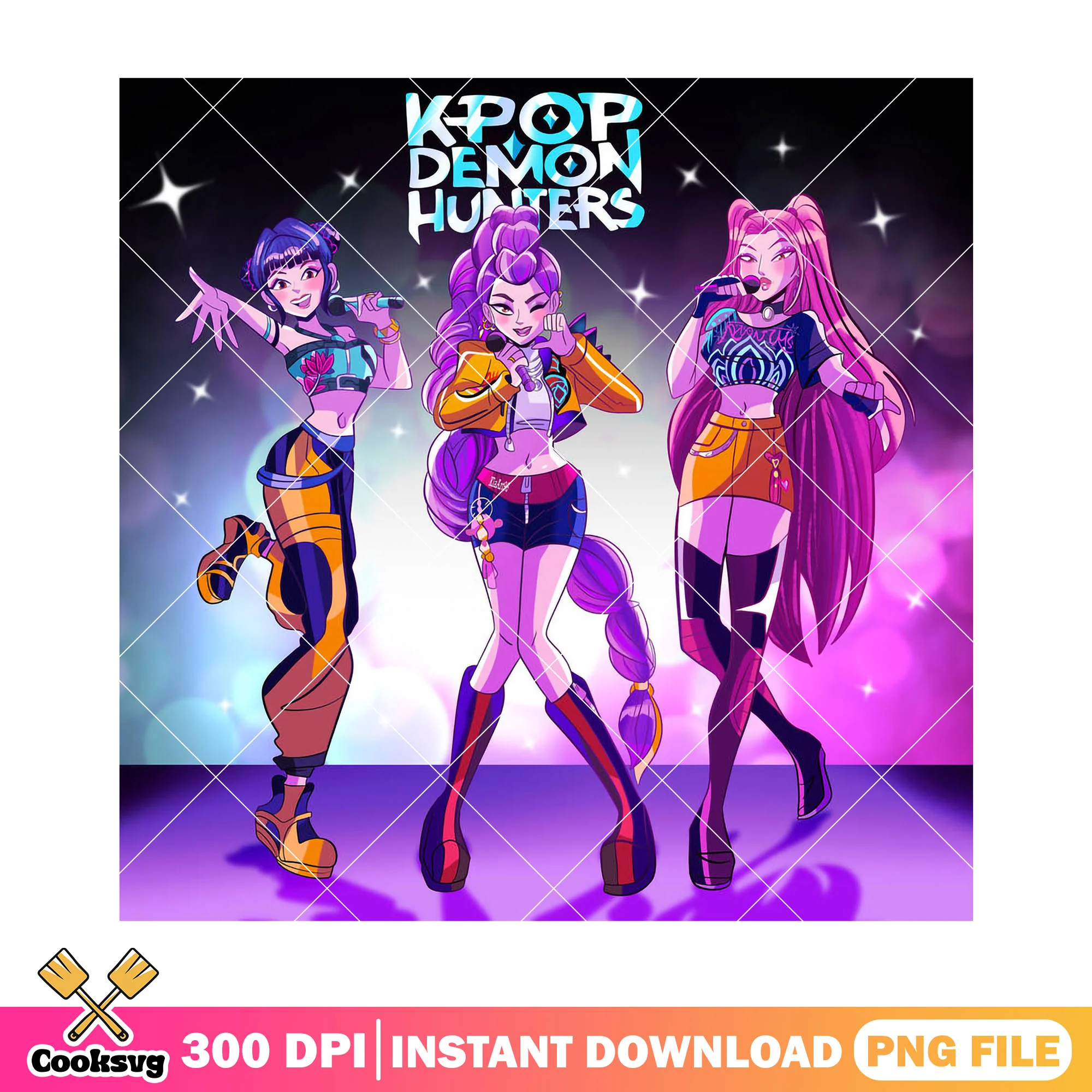 Kpop demon hunter huntrix png, huntrix band png, kpop huntrix png