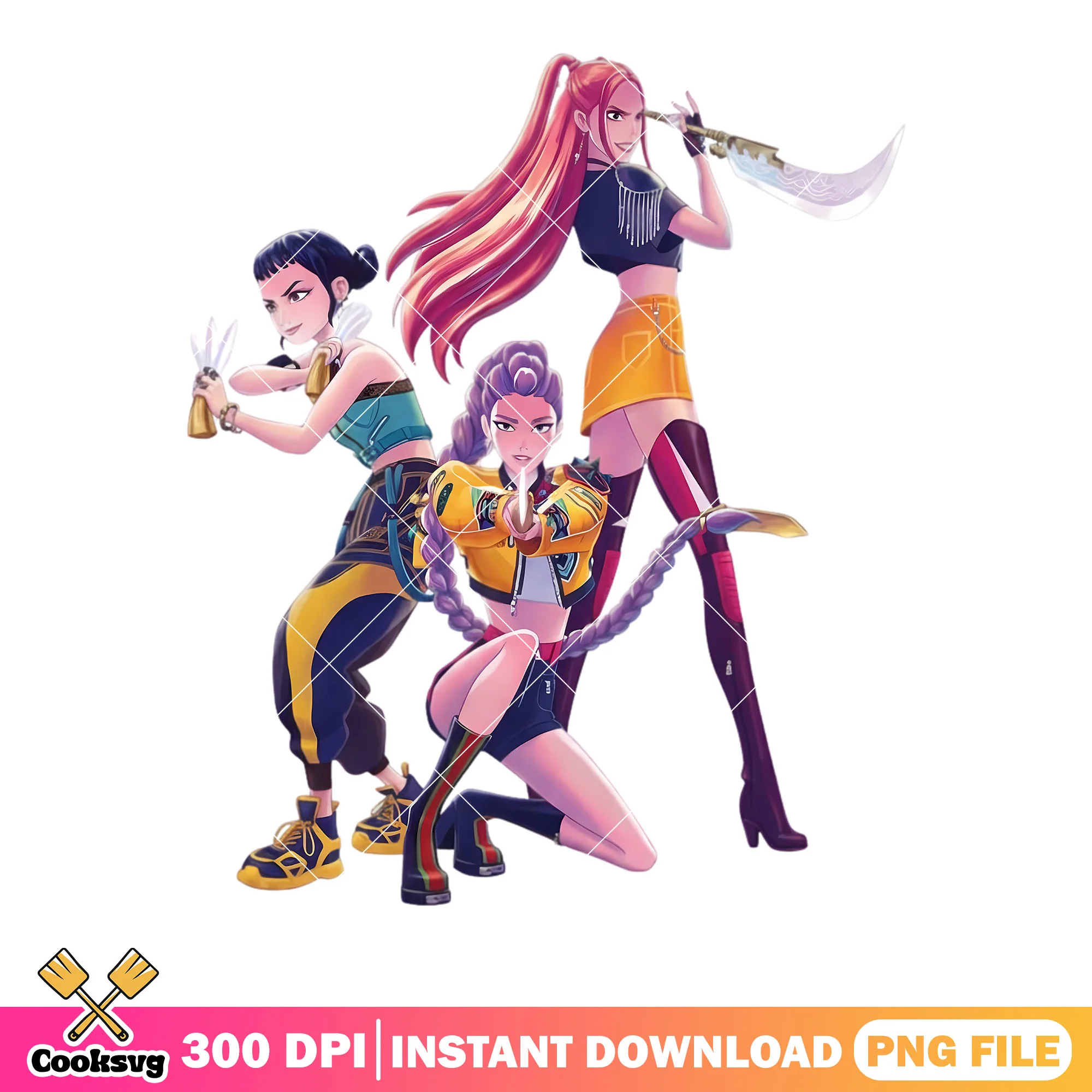 Kpop demon hunters huntrix logo png, huntrix logo png, girls png