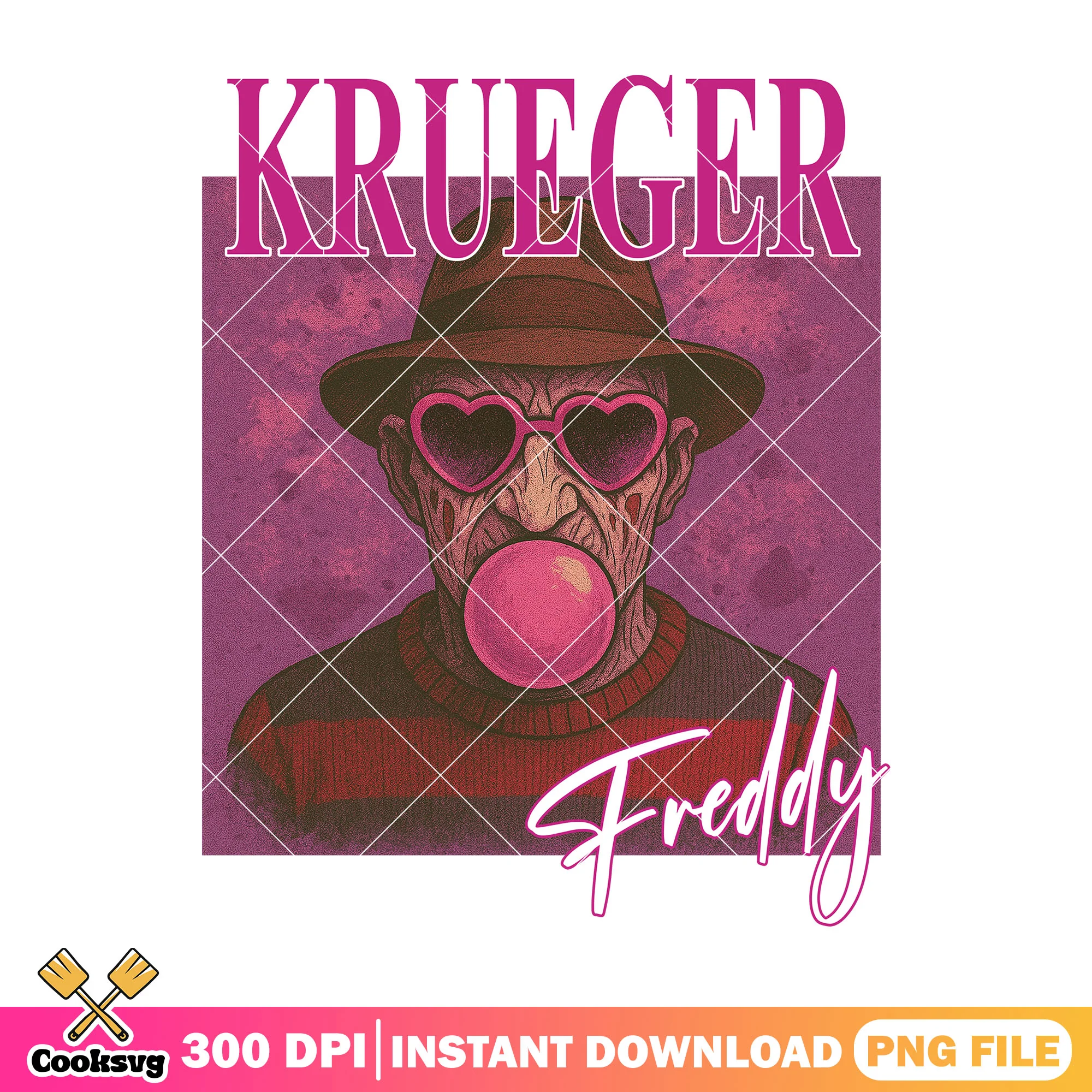 Krueger freddy design png, movies freddy png, halloween spirit png