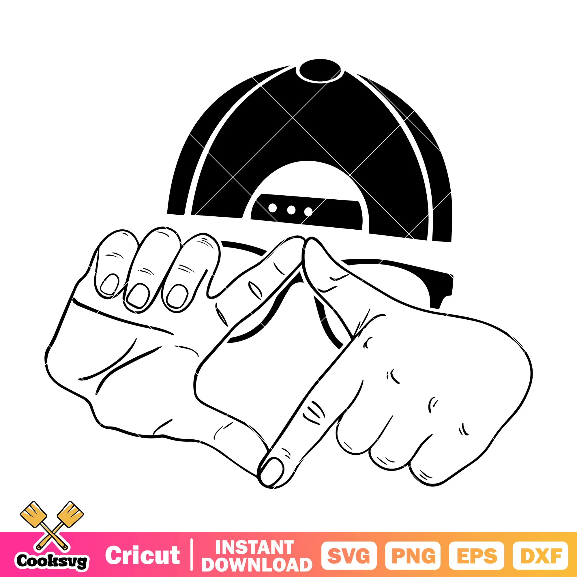 L7 Weenie pose black white svg, l7 weenie svg, l7 weenie hat svg