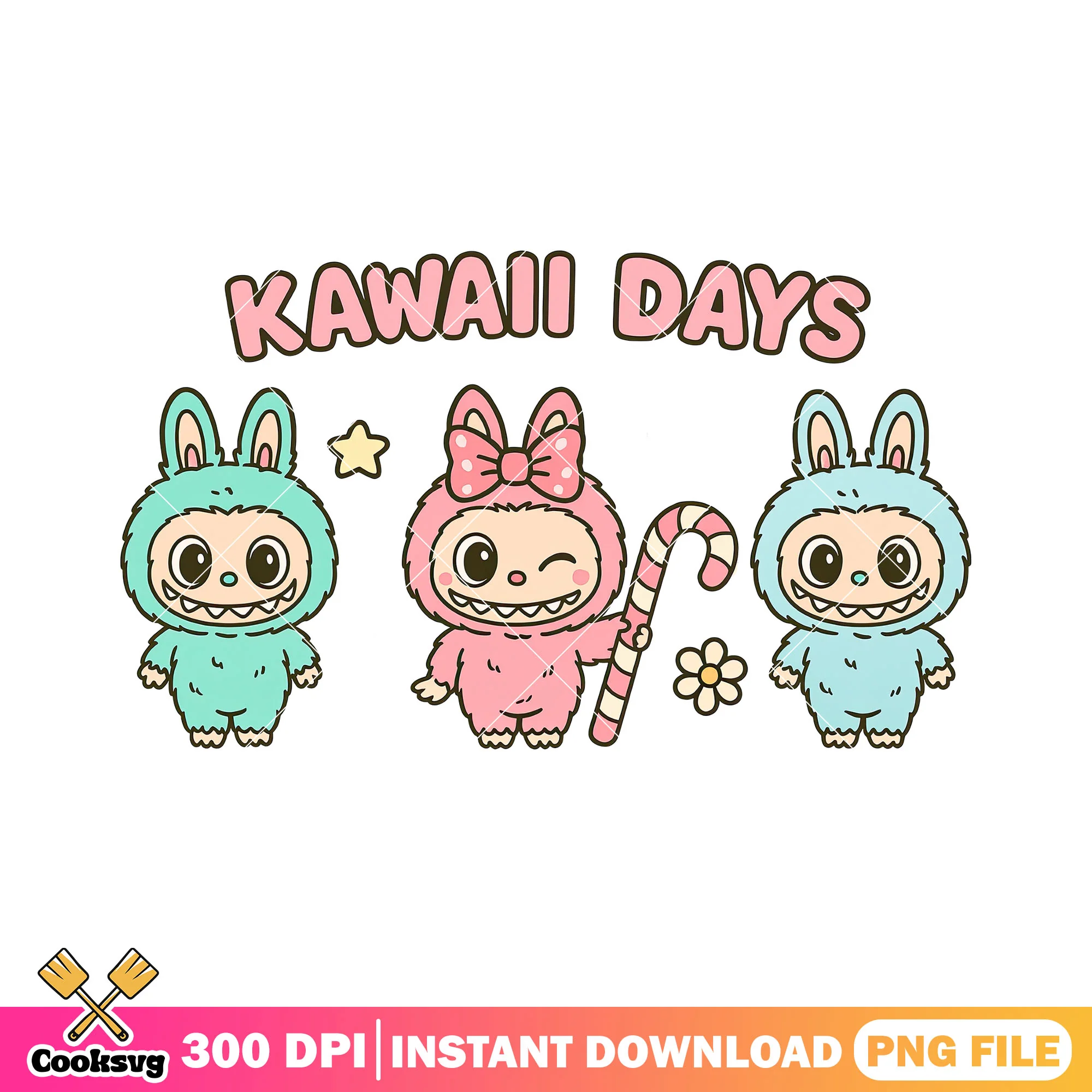 Labubu and kawaii days png, hehe labubu png, labubu bf png
