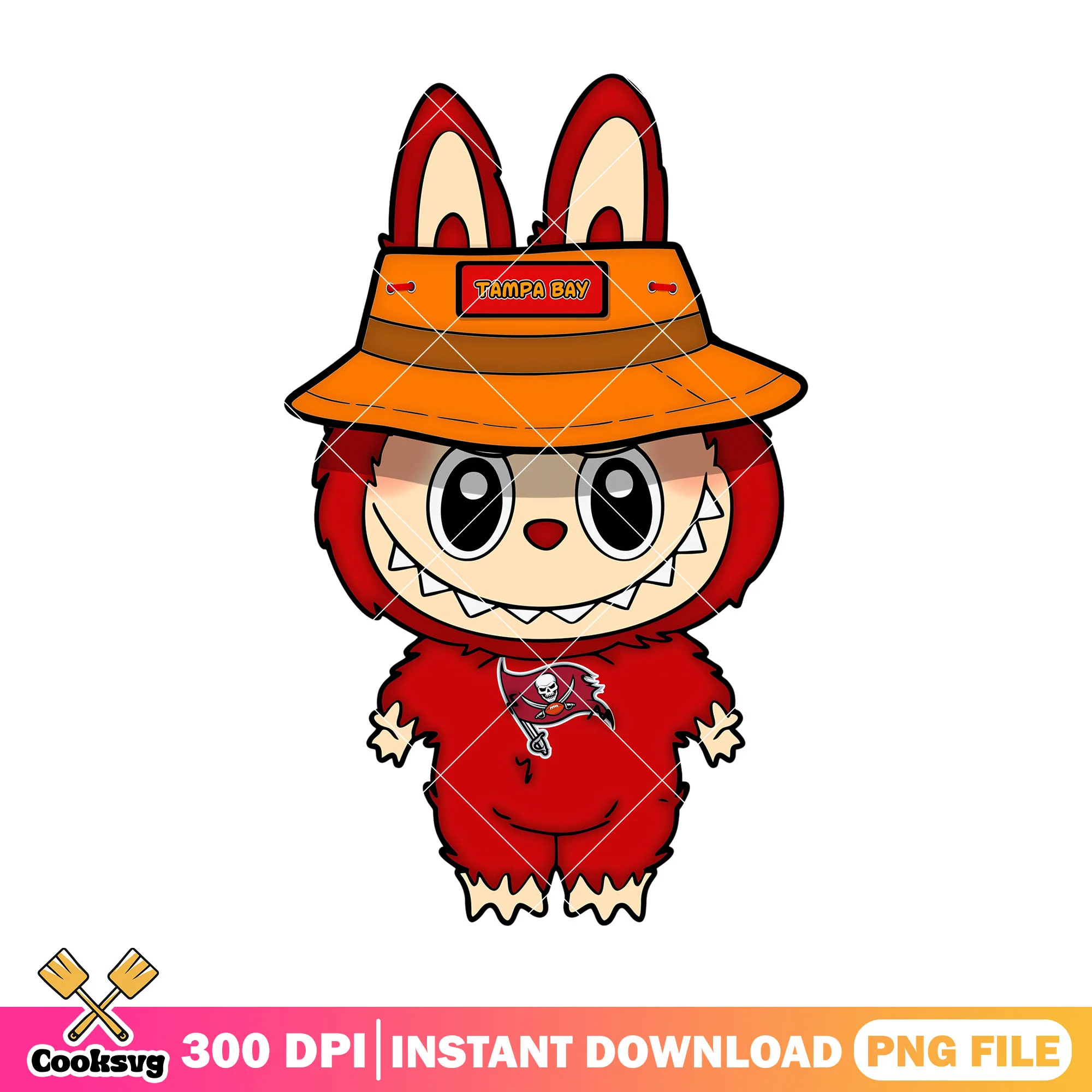 Labubu baby monster png, tampa bay buccaneers png, labubu near me png