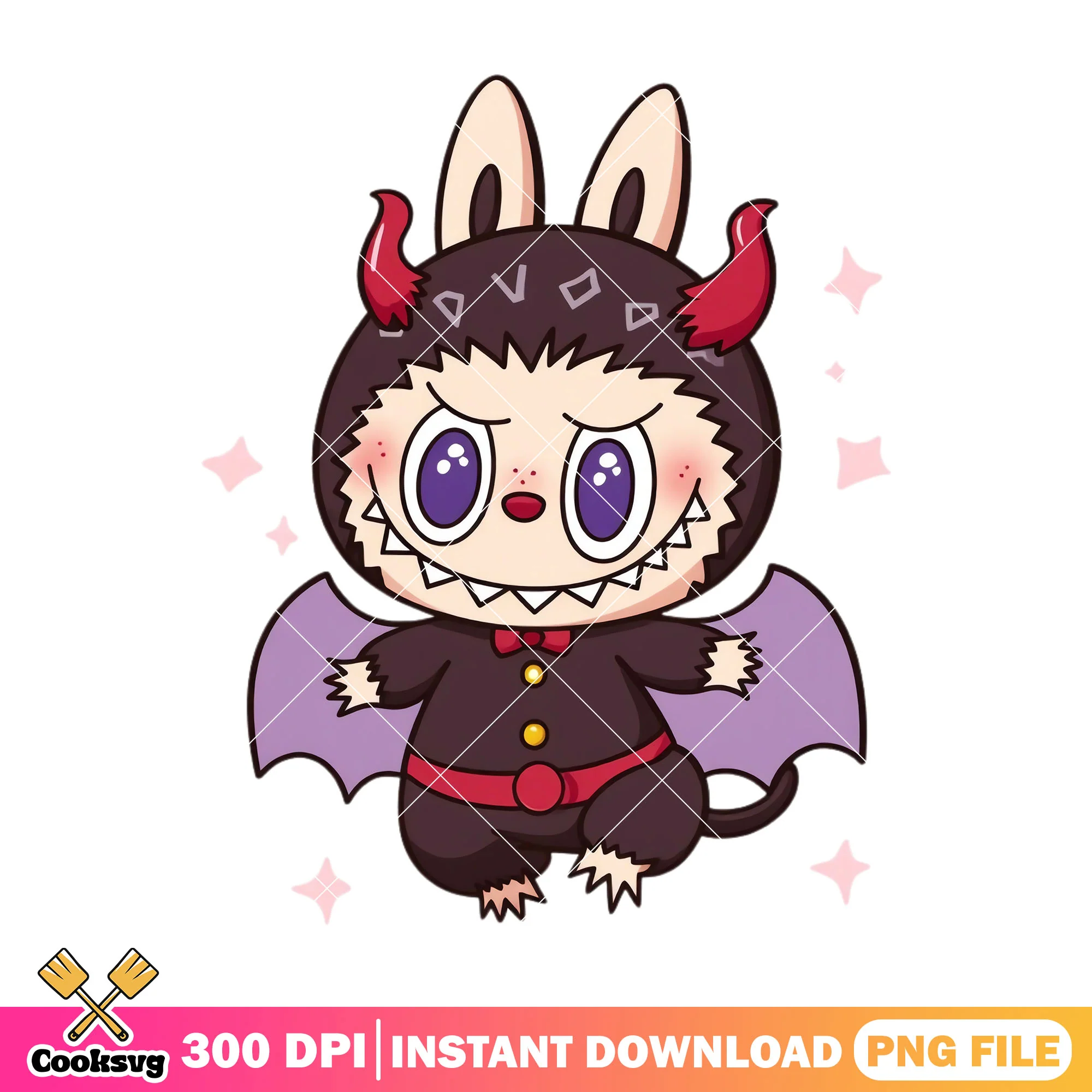 Labubu bat outfit png, labubu plush png, labubu near me png