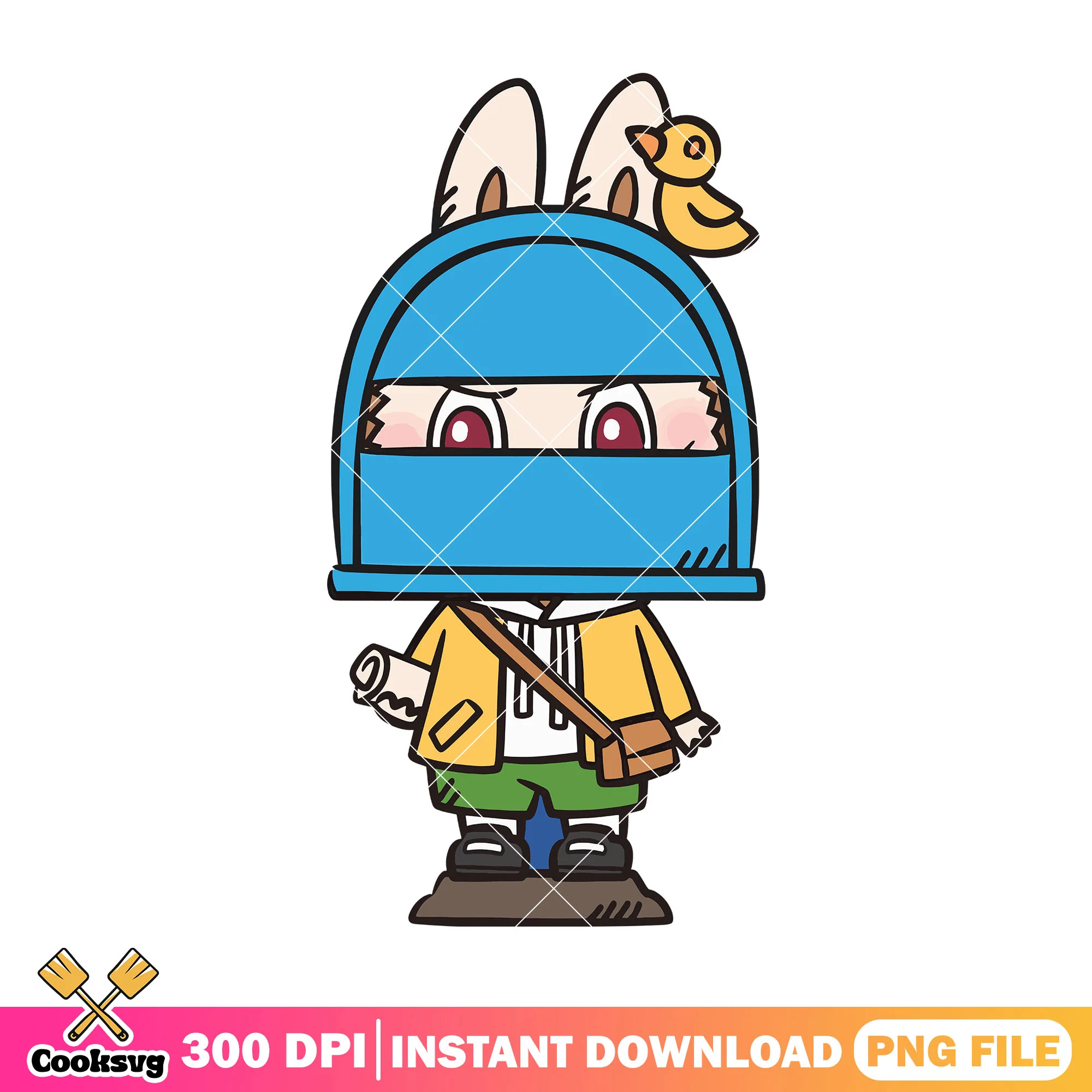 Labubu monster cosplay mailbox png, labubu clothes png, labubu png