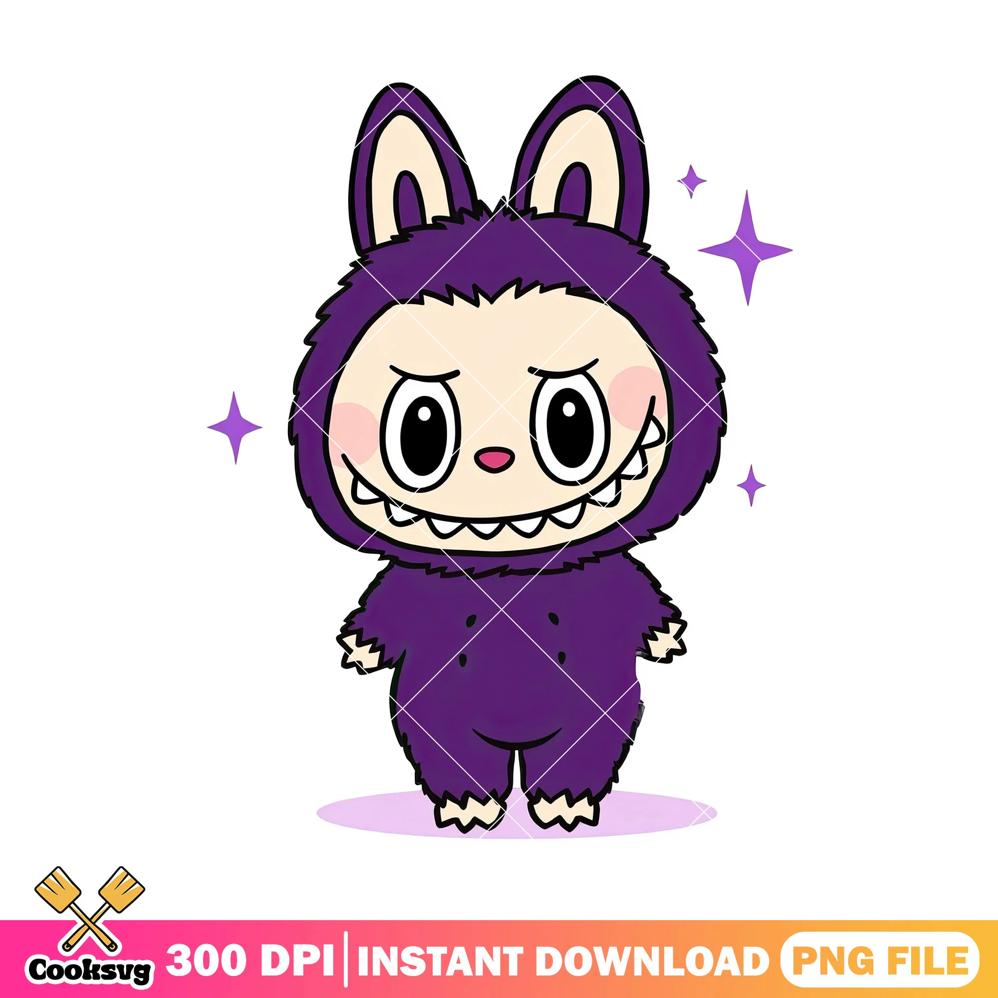 Labubu monster cute png, labubu plush png, labuubuu png