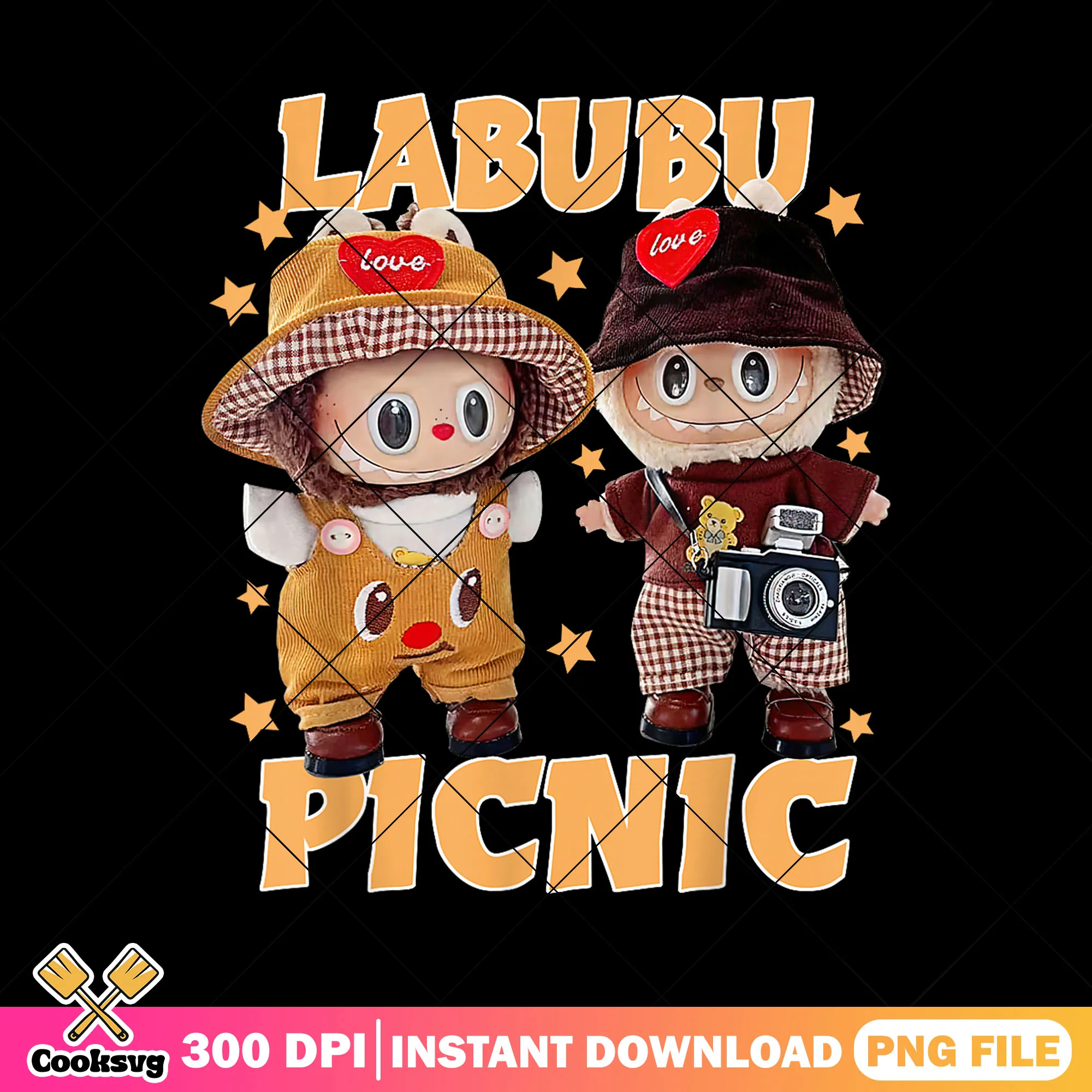 Labubu monster picnic cute png, labubu trend png, labubu near me png