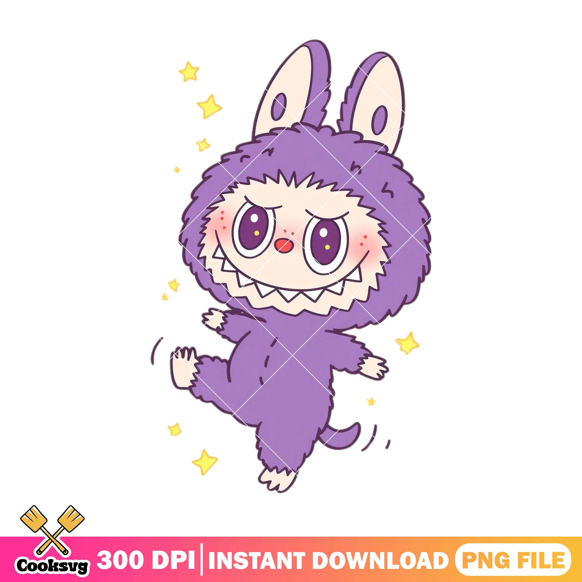 Labubu purple monster png, labubu popmart png, labubu pink png