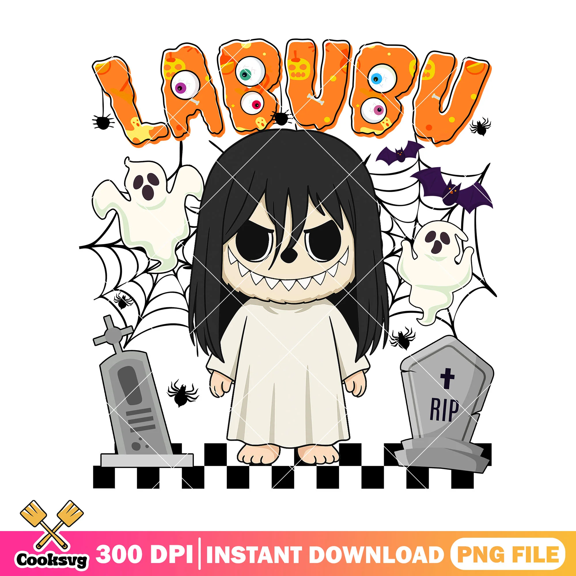 Labubu samara morgan png, labubu halloween png, labubu walmart png