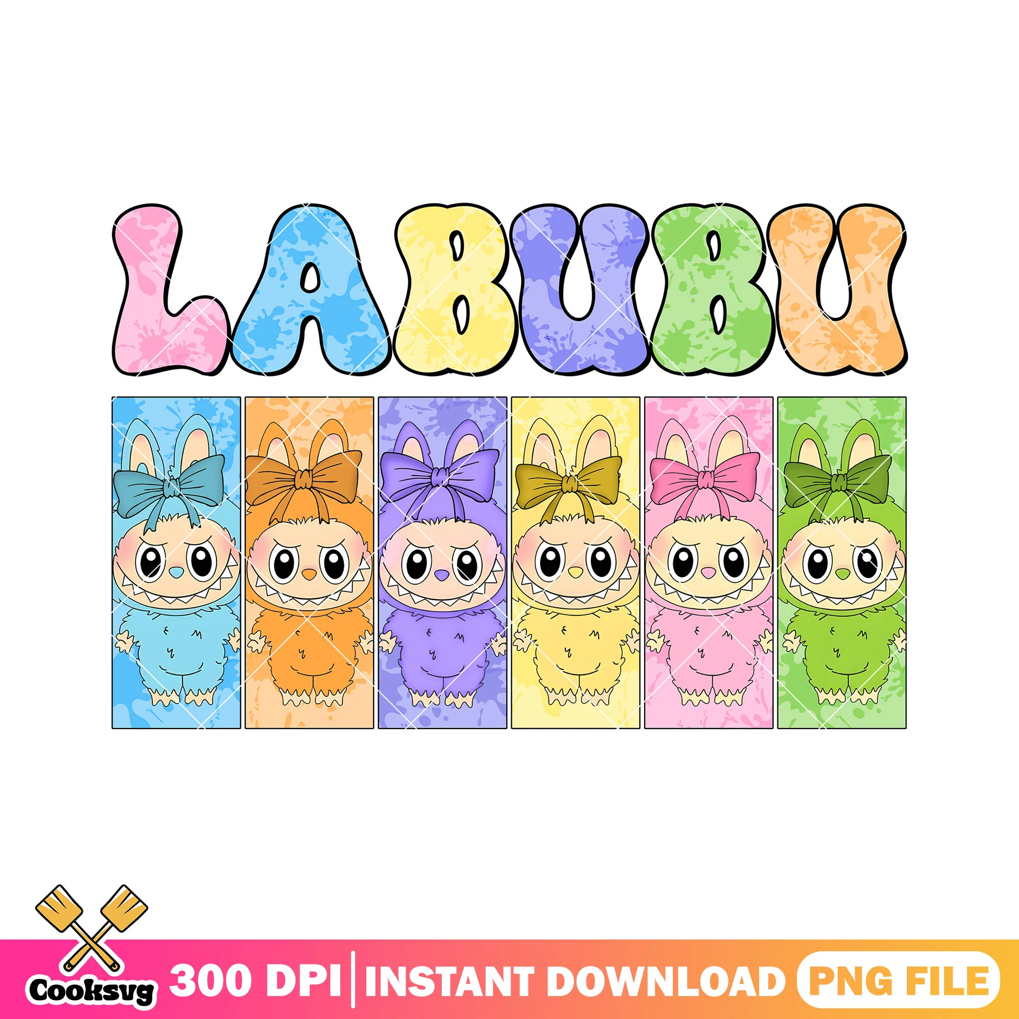 Labubu with friends png, labubu bf png, labubu colors png