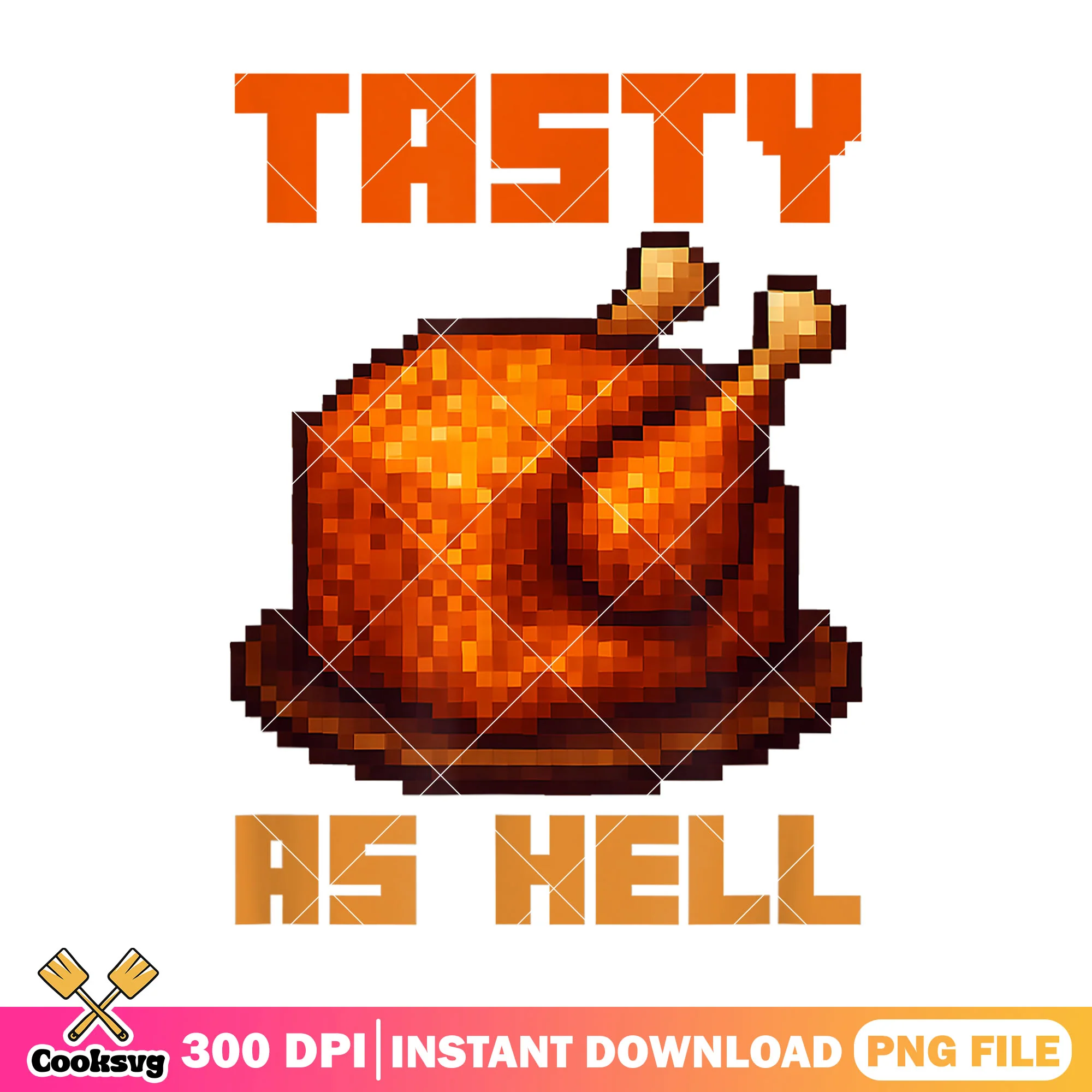 Lava chicken tasty as hell png, steve's lava chicken png, lava chicken png