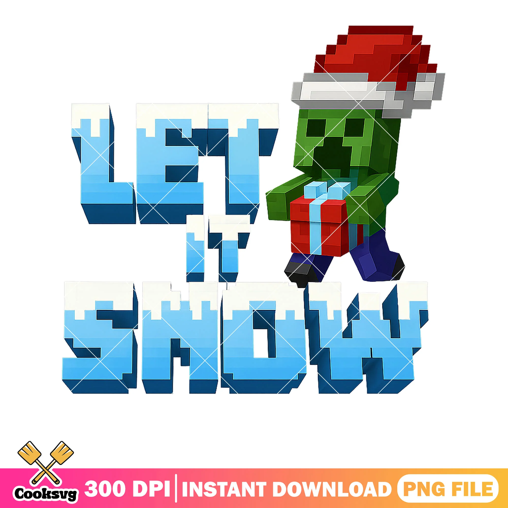 Let it snow then expole it png, mojang studio png, minecraft png