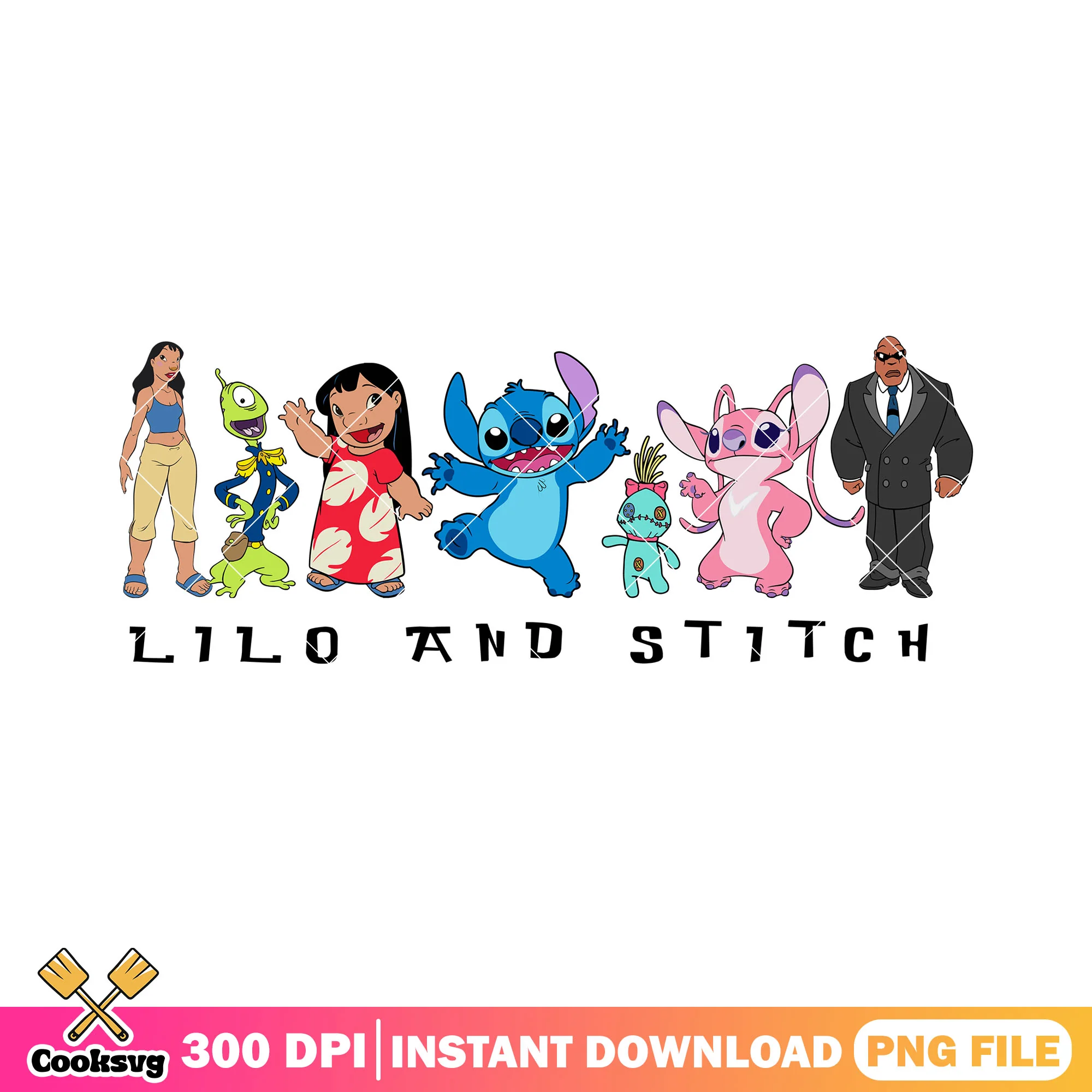 Lilo and stitch friends file png, lilo and stitch png, stitch characters png