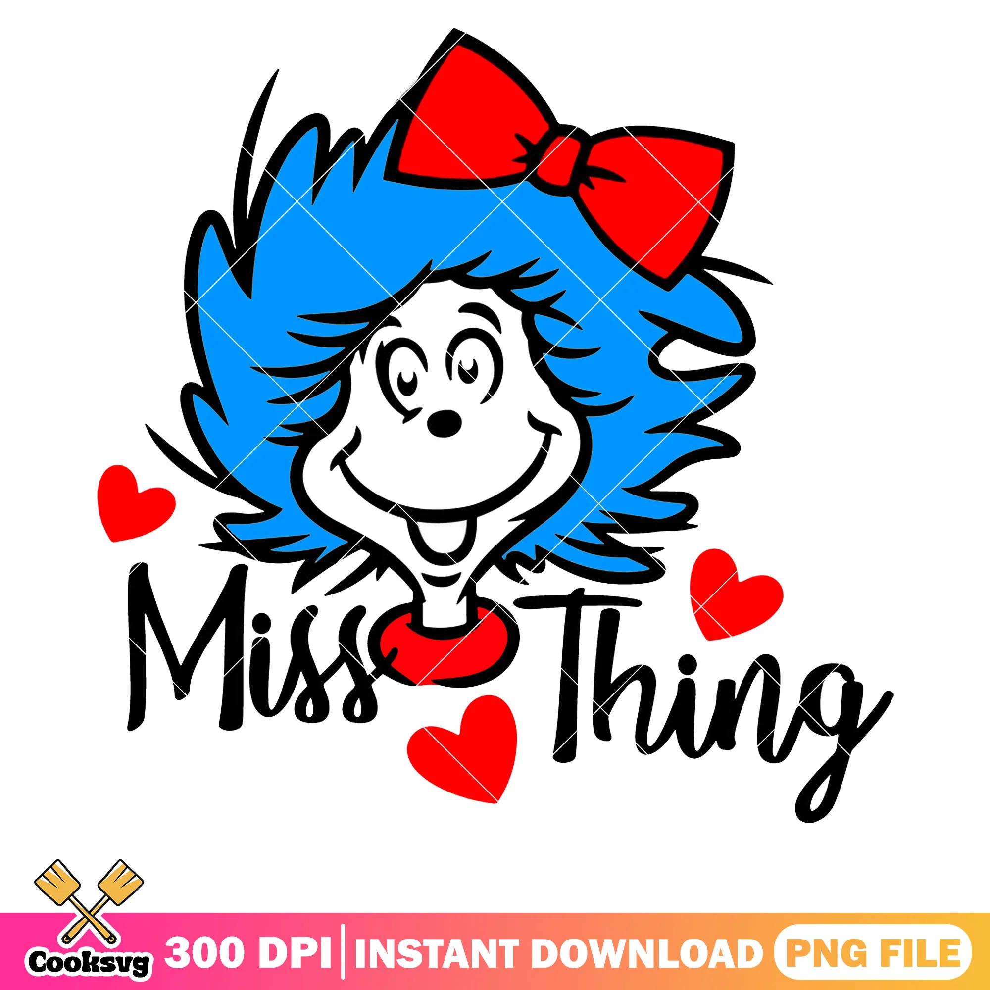 Little miss thing dr seuss thing png file, little miss thing png