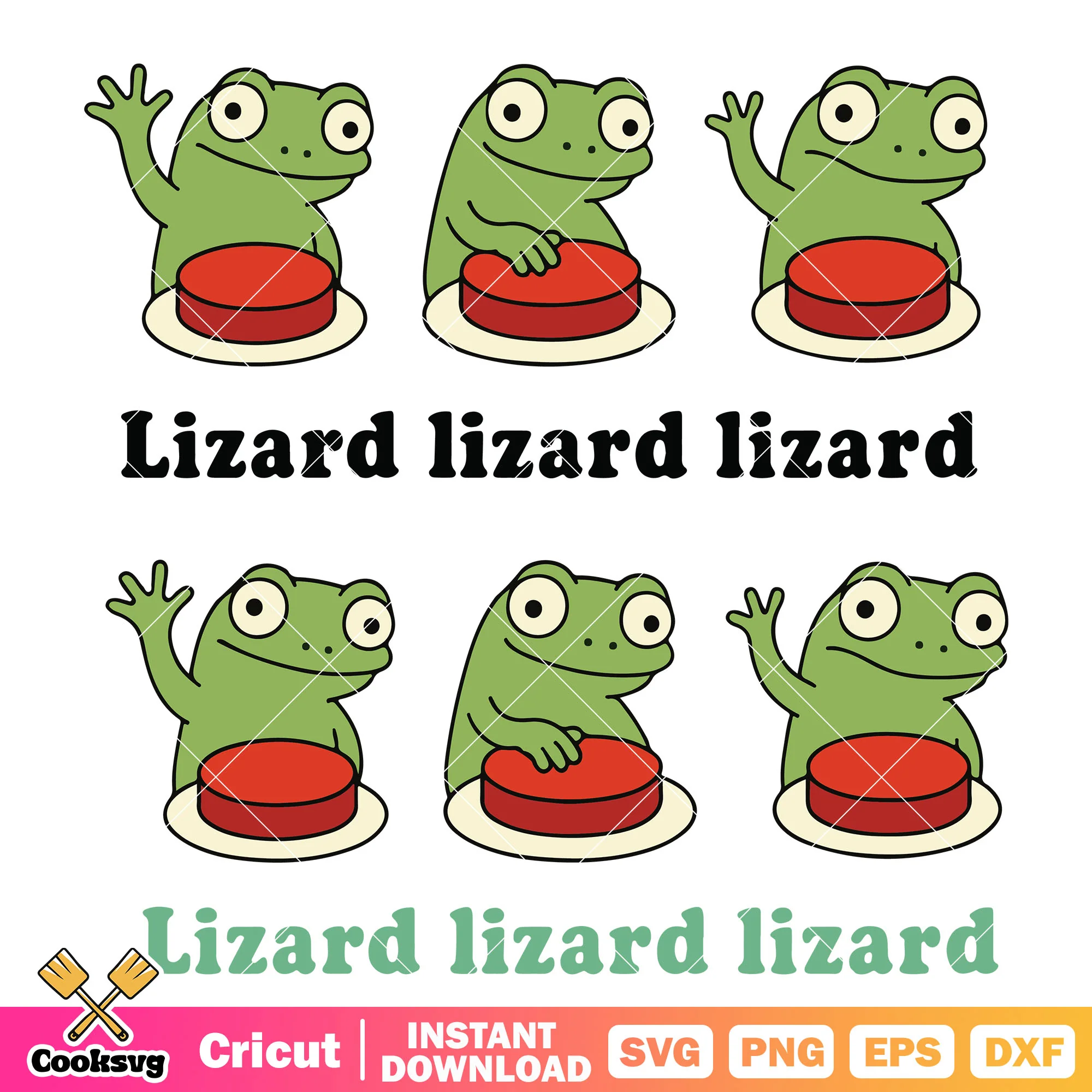 Lizard enter tiktok meme svg, lizard meme svg, lizard lizard lizard svg
