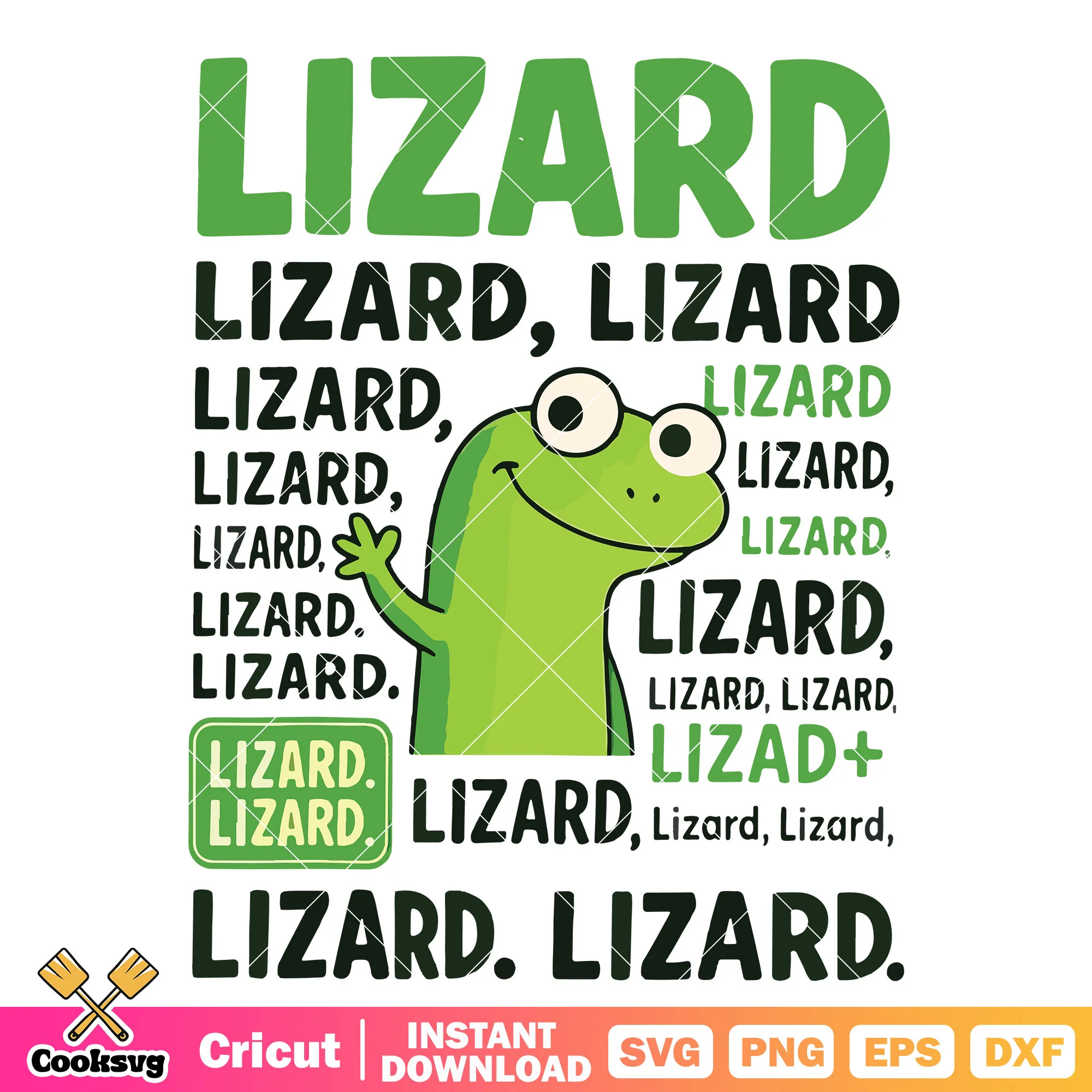 Lizard funny tiktok svg, lizard meme svg, lizard lizard lizard svg