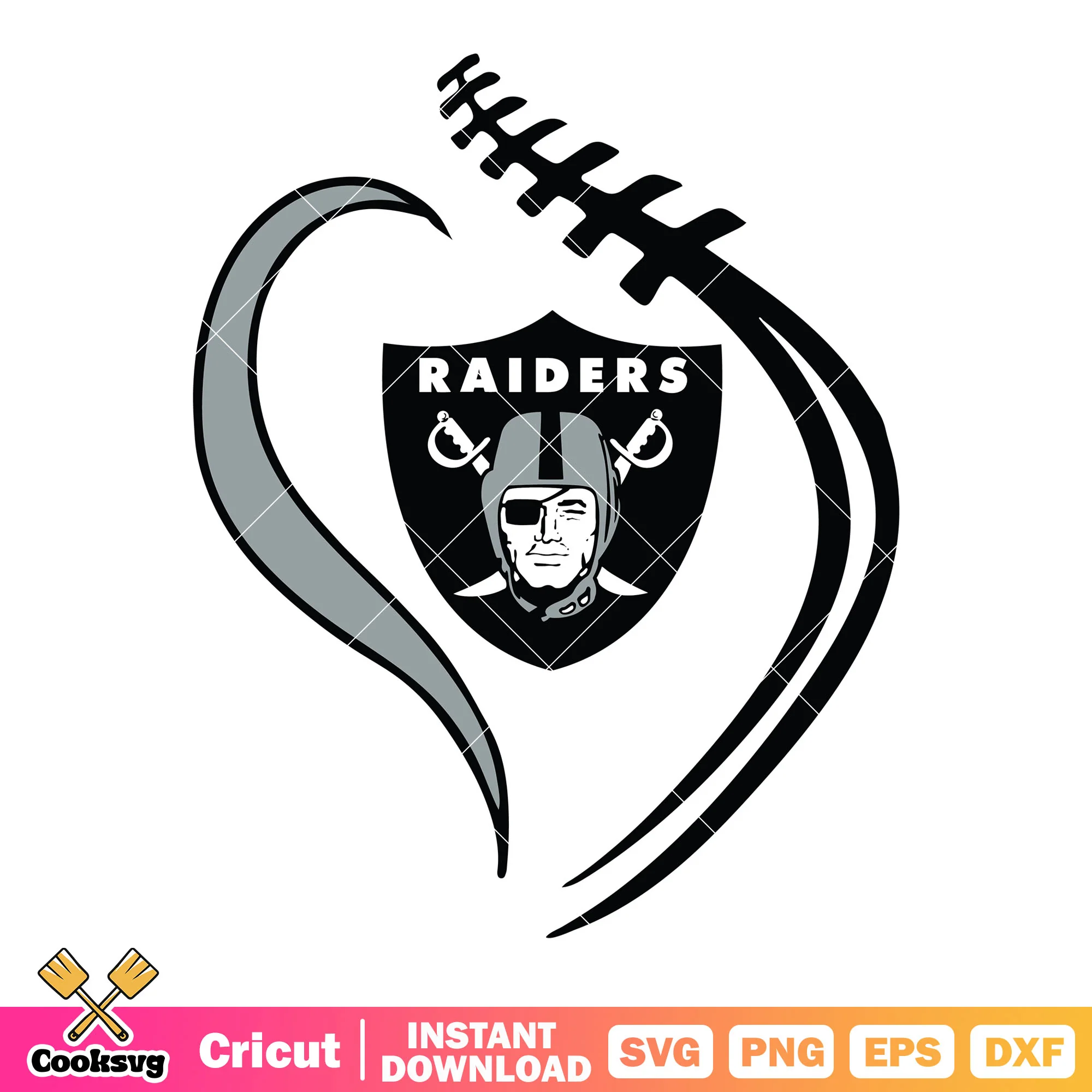 Logo oakland raiders swirl svg, raiders svg, nfl teams svg