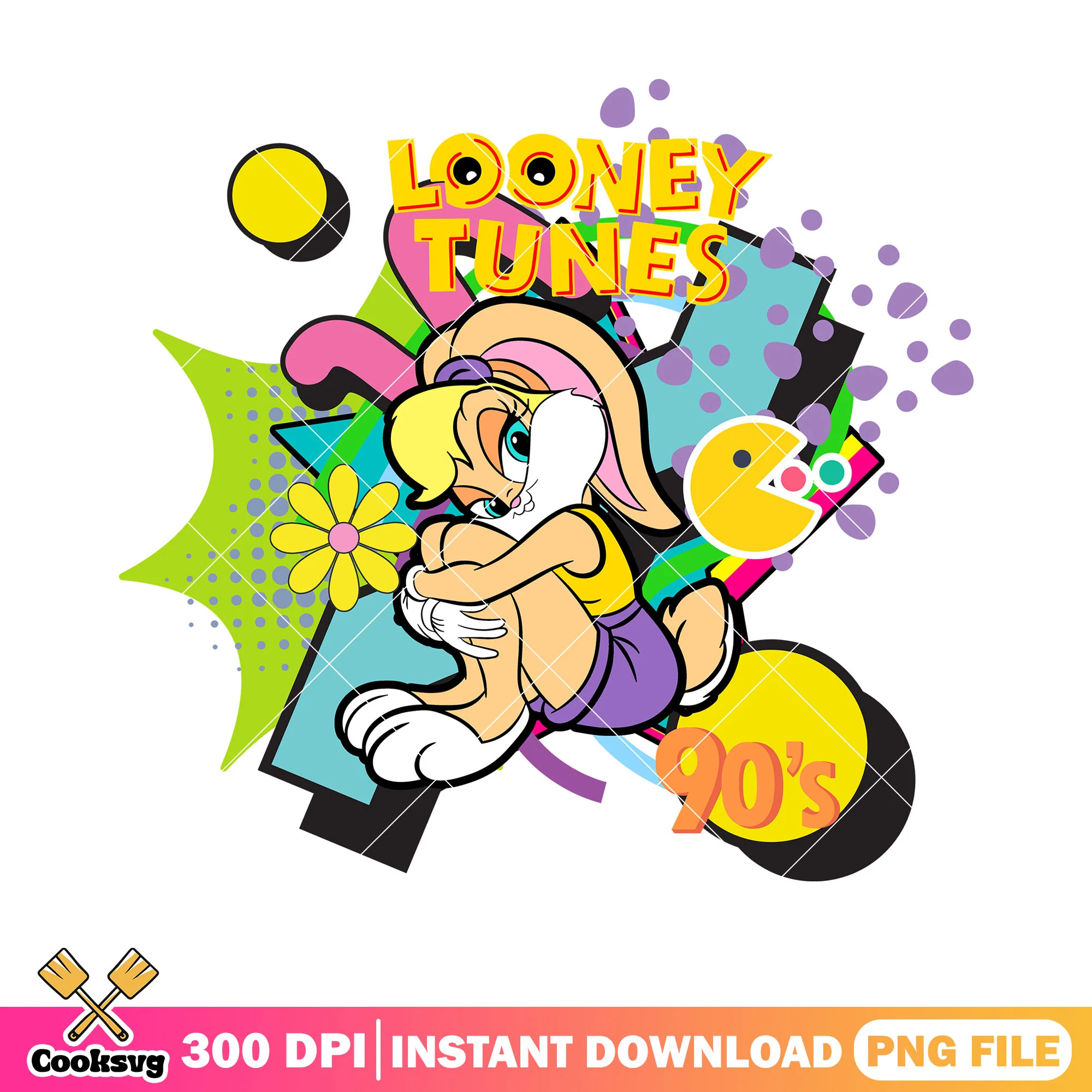 Looney Tunes character png, Retro lola bunny png, looney tunes film png