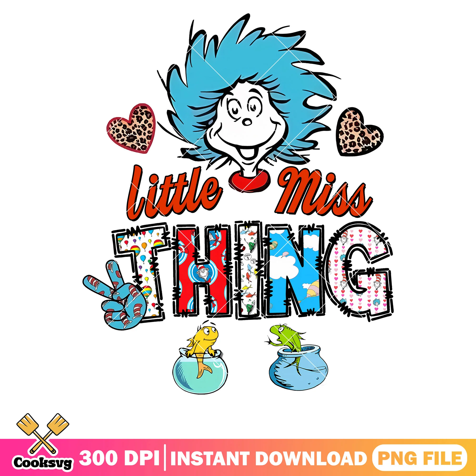 Love dr seuss little miss thing png, little miss thing png