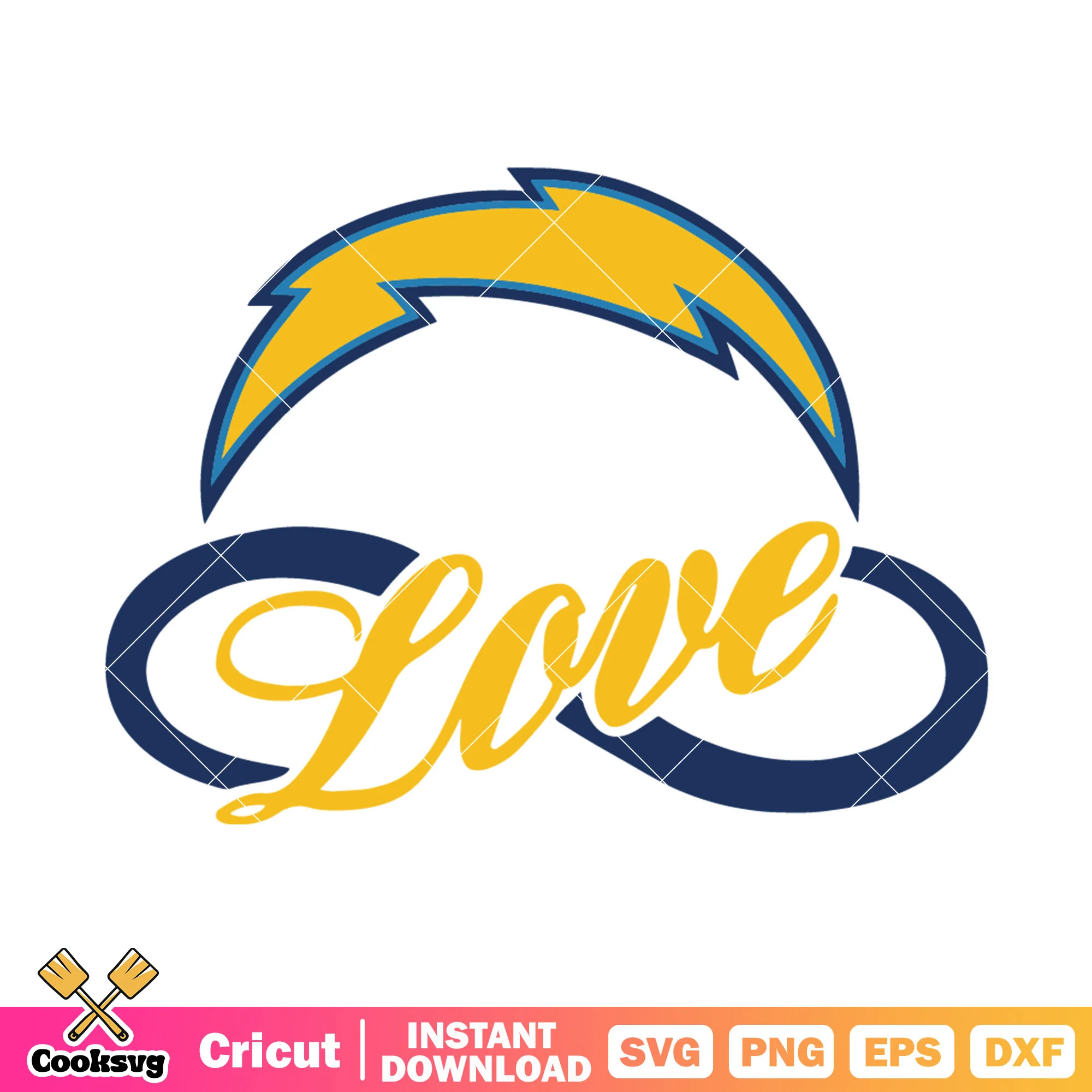 Love my team chargers svg, Los angeles svg, la football teams svg