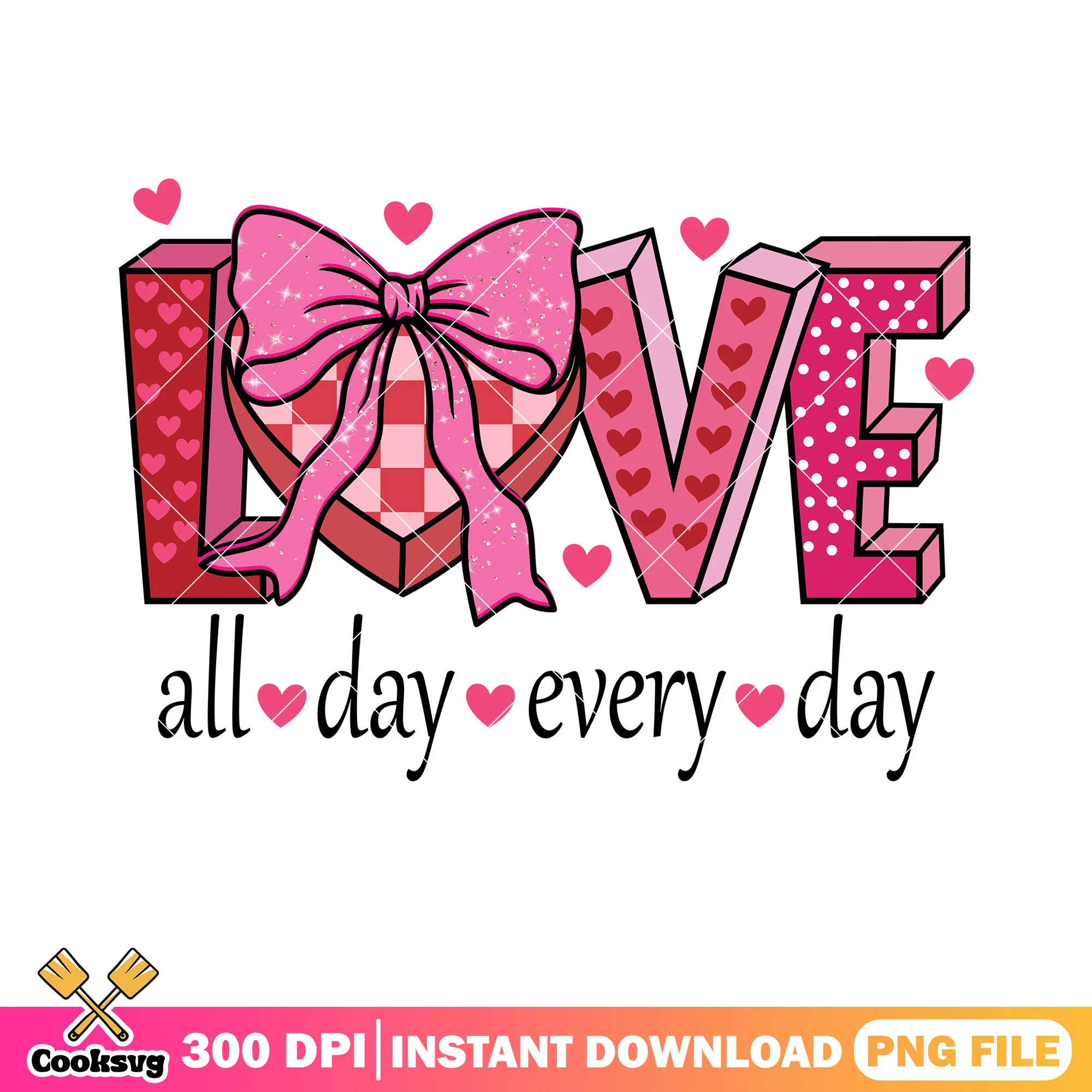 Love valentine day png, valentine vibes png, valentine gifts png