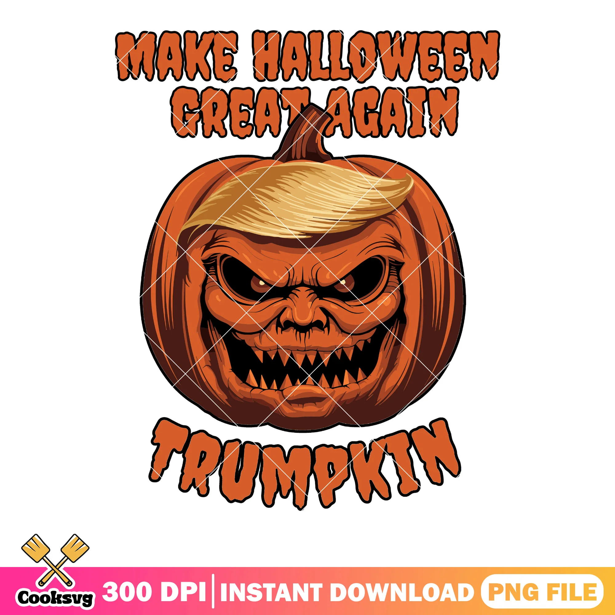 Make halloween great again png, jack o lantern png, marvel halloween png
