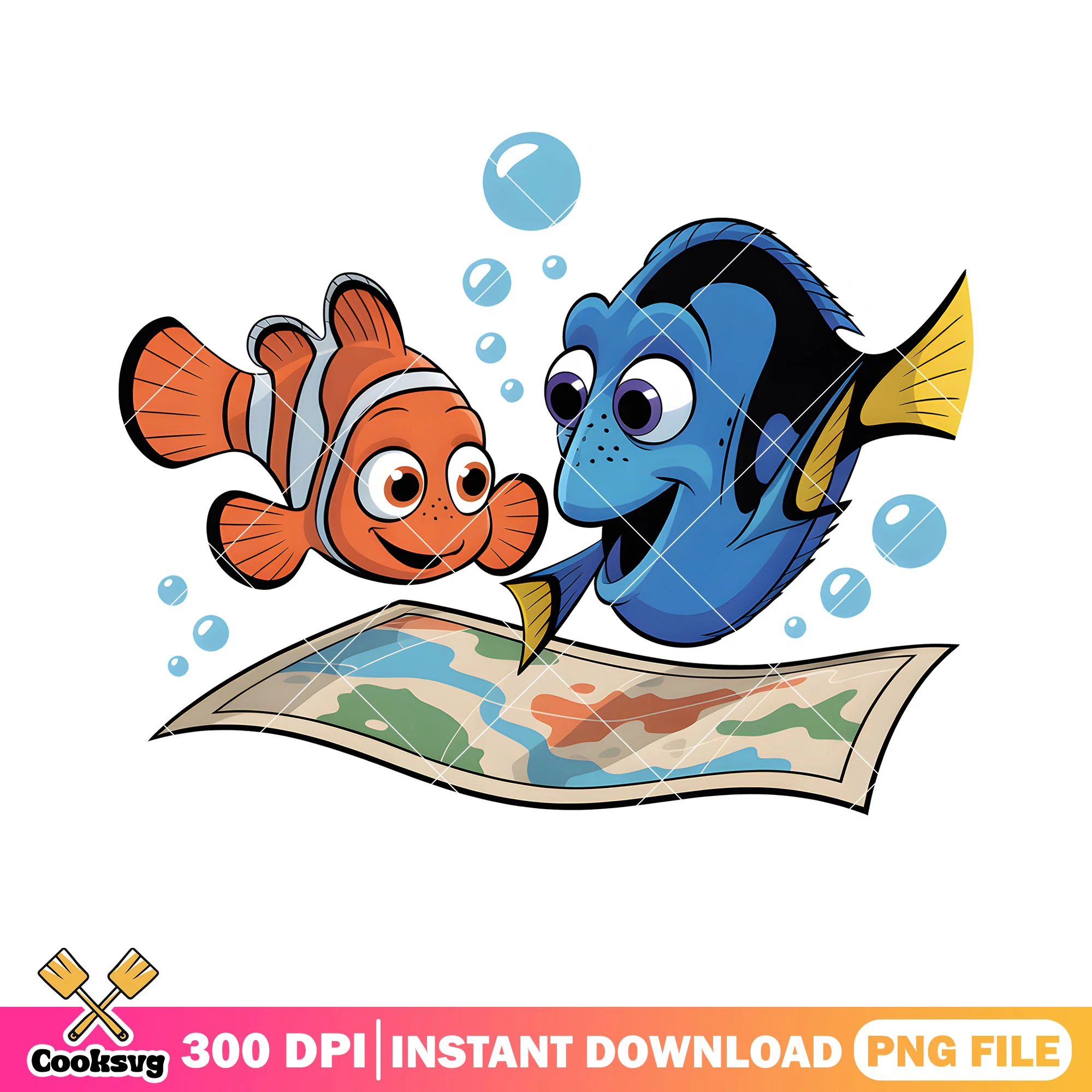 Marlin dory find nemo png, marlin and dory png, disney poster png