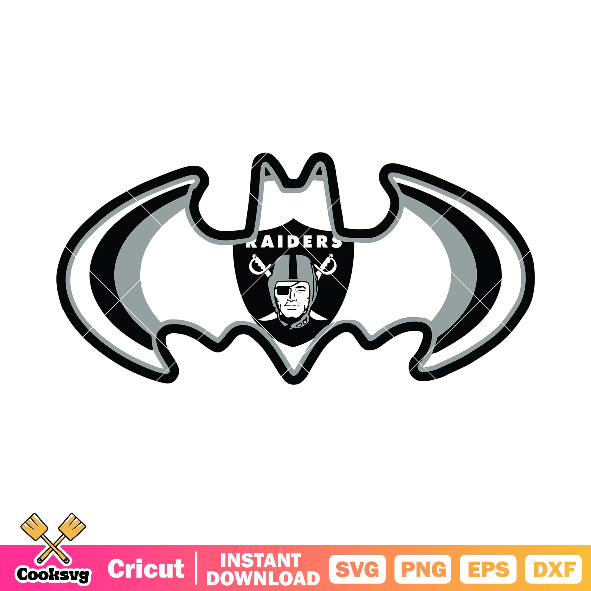 Marvel raiders nfl team svg, oakland raiders svg, batman svg