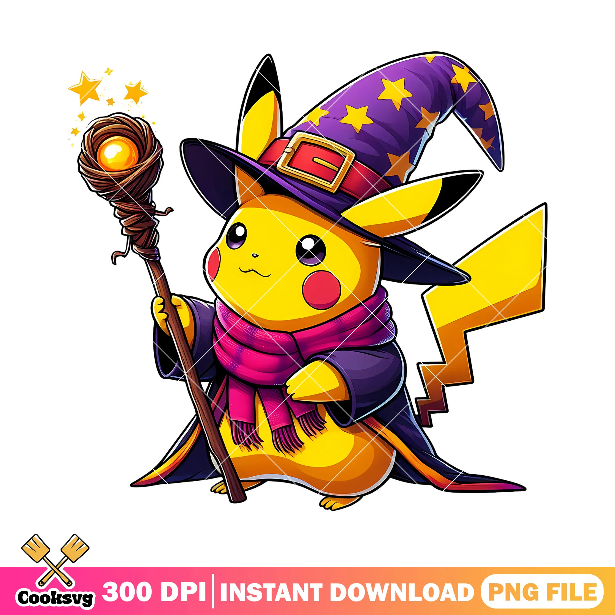 Mew witch pumpkin hat png, halloween custome png, pokemon movie png