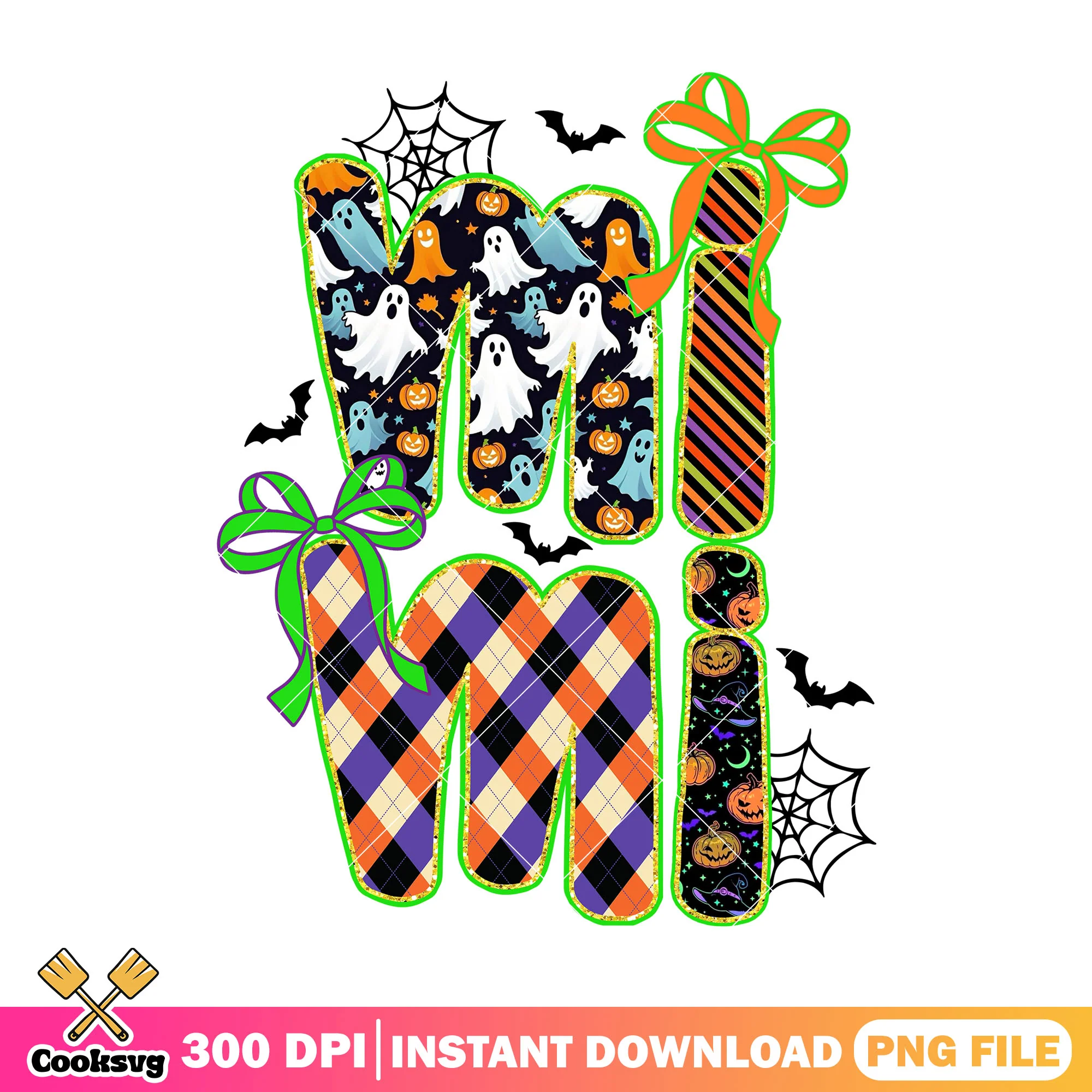 Mi mi image special art png, halloween decor png, ghost custome png