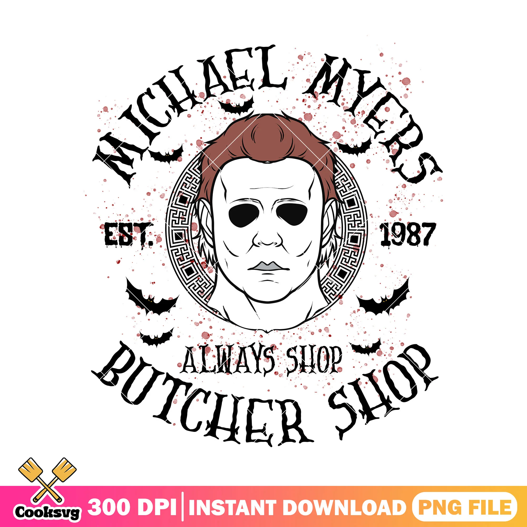 Michael myers always shop butcher shop png, best horror movie png