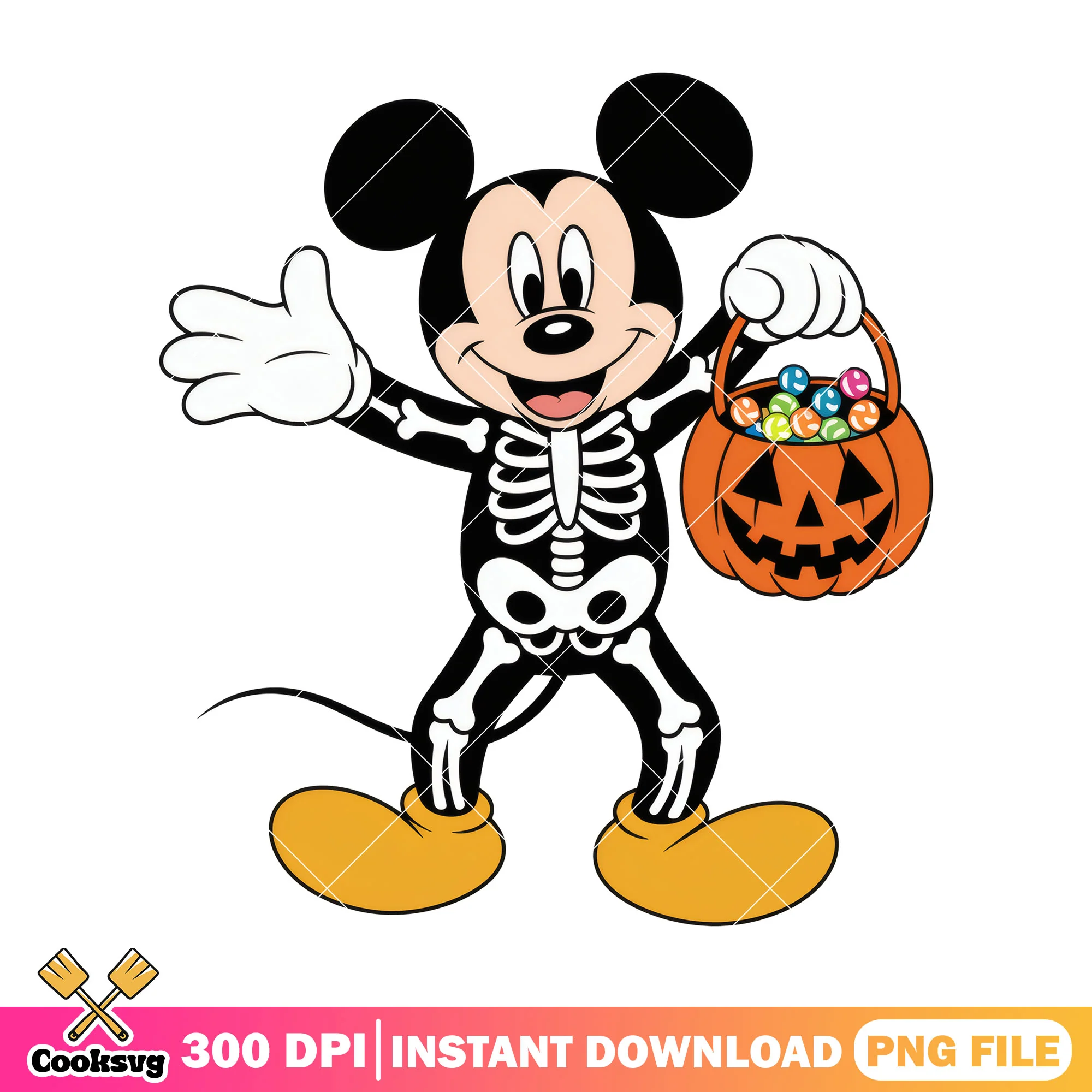 Mickey candy time png, halloween candy png, mickey mouse png