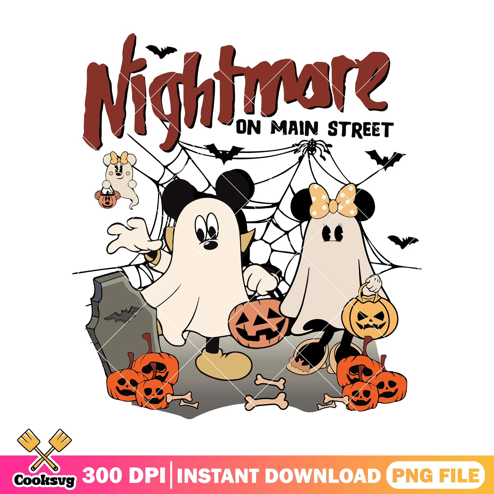 Mickey cosplay ghost street png, halloween movie png, disney plus png