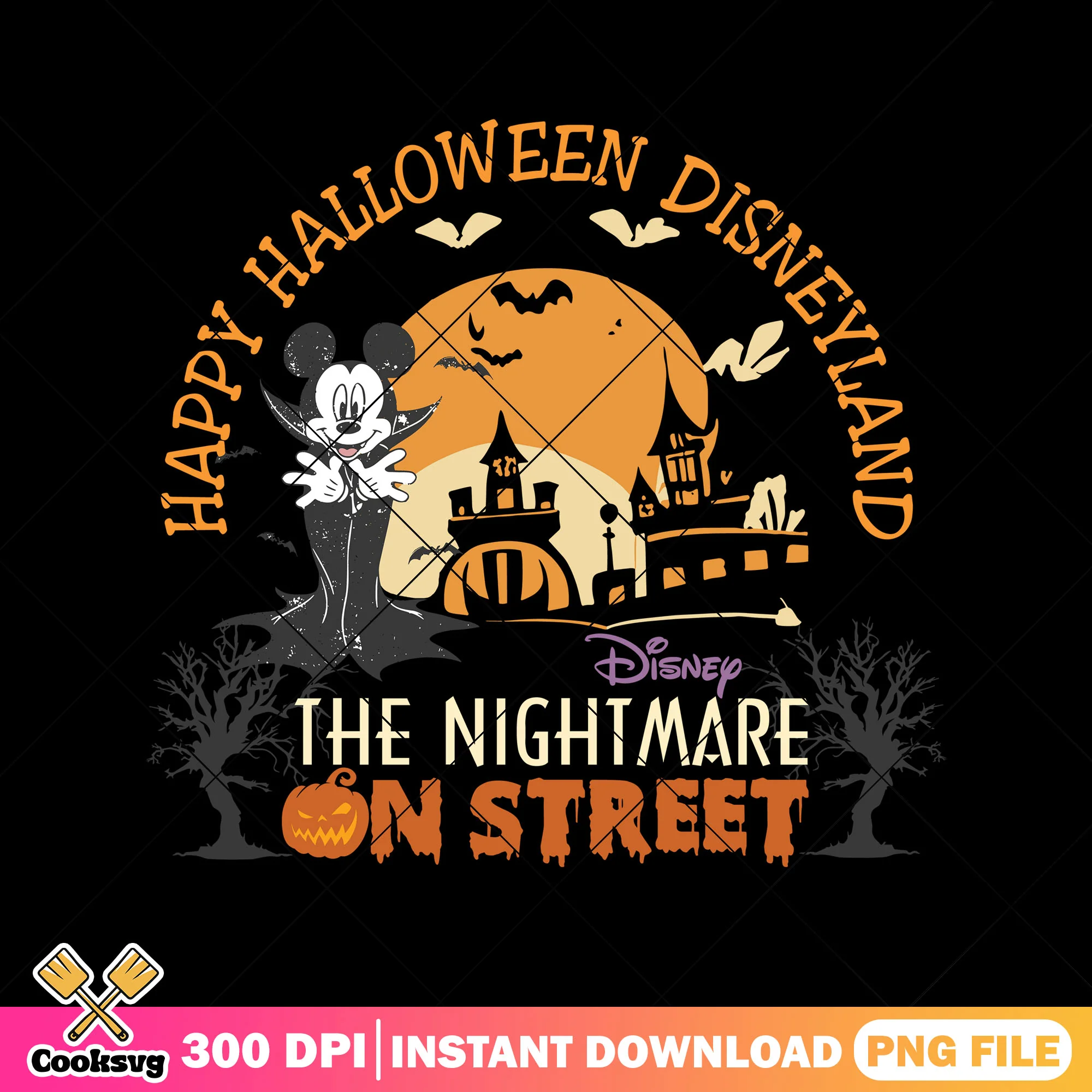 Mickey dracula nightmare png, halloween disney png, mickey cartoon png