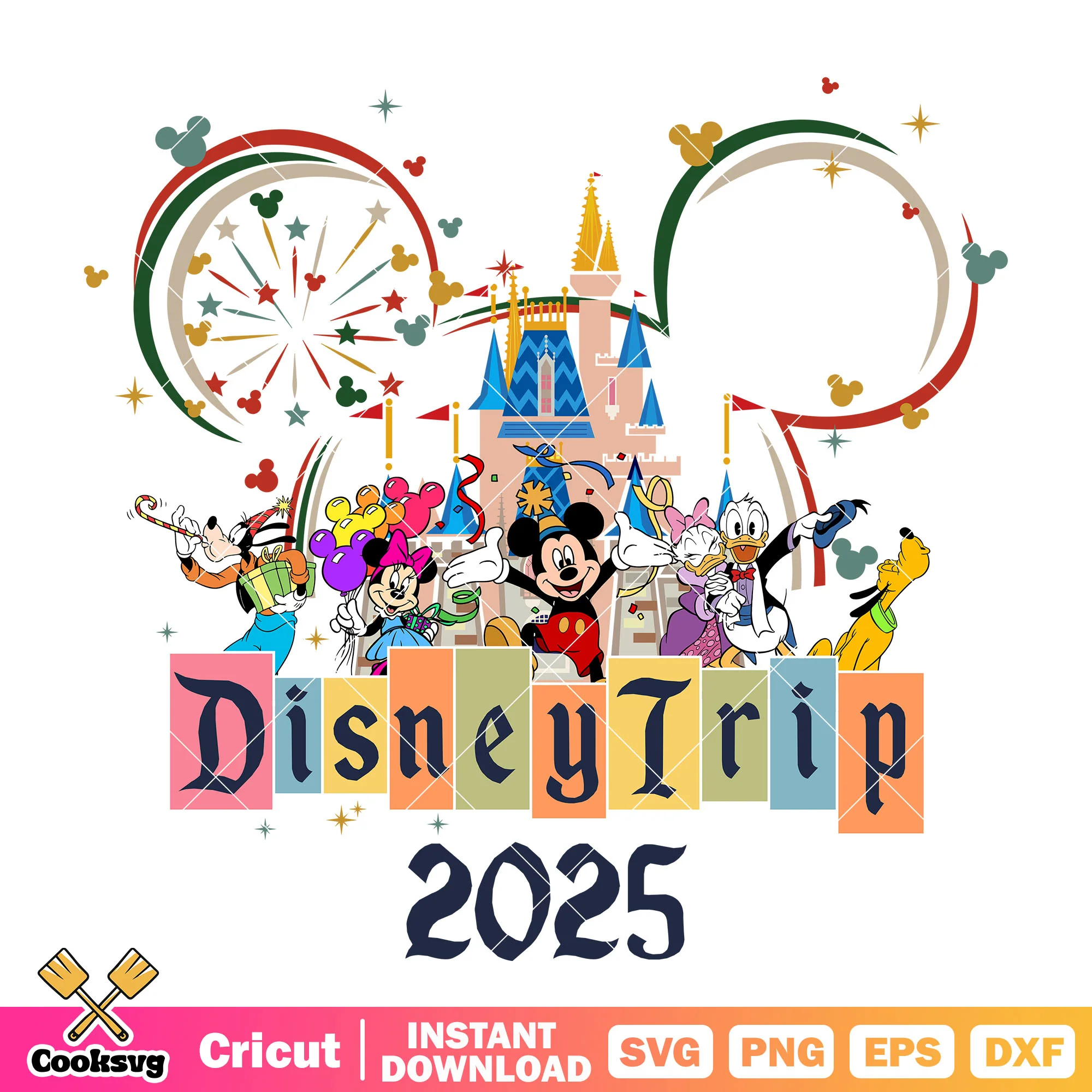 Mickey friends disney trip 2025 file png, disney 2025 png, disney trip png
