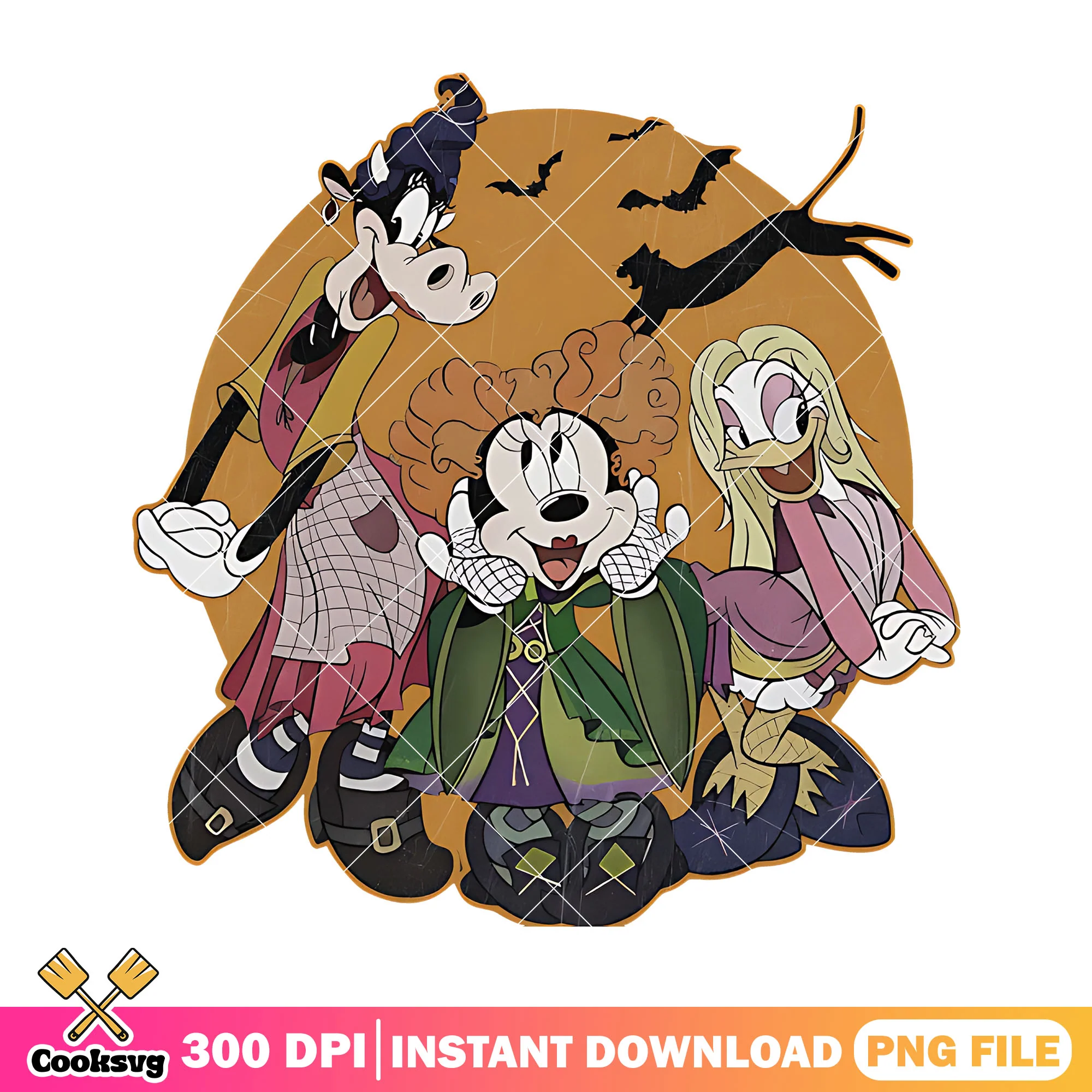 Mickey friends girl png, halloween girl png, mickey halloween png