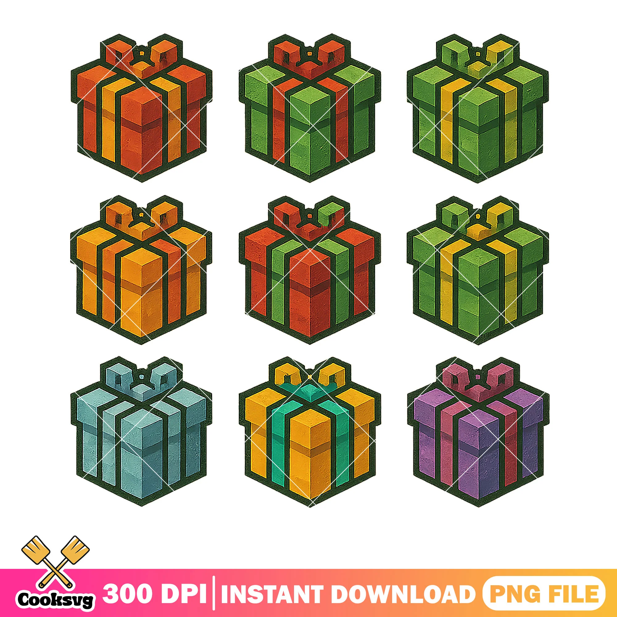 Minecraft christmas gifts png, mojang studios png, merry christmas png