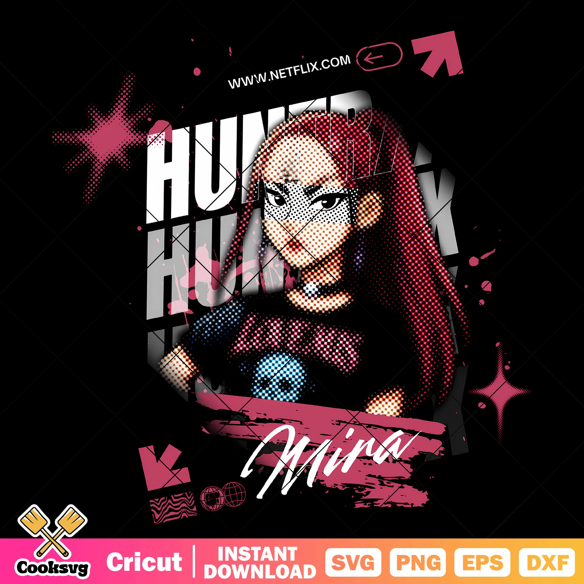 Mira huntrix mystic svg, huntrix band svg, kpop mira svg